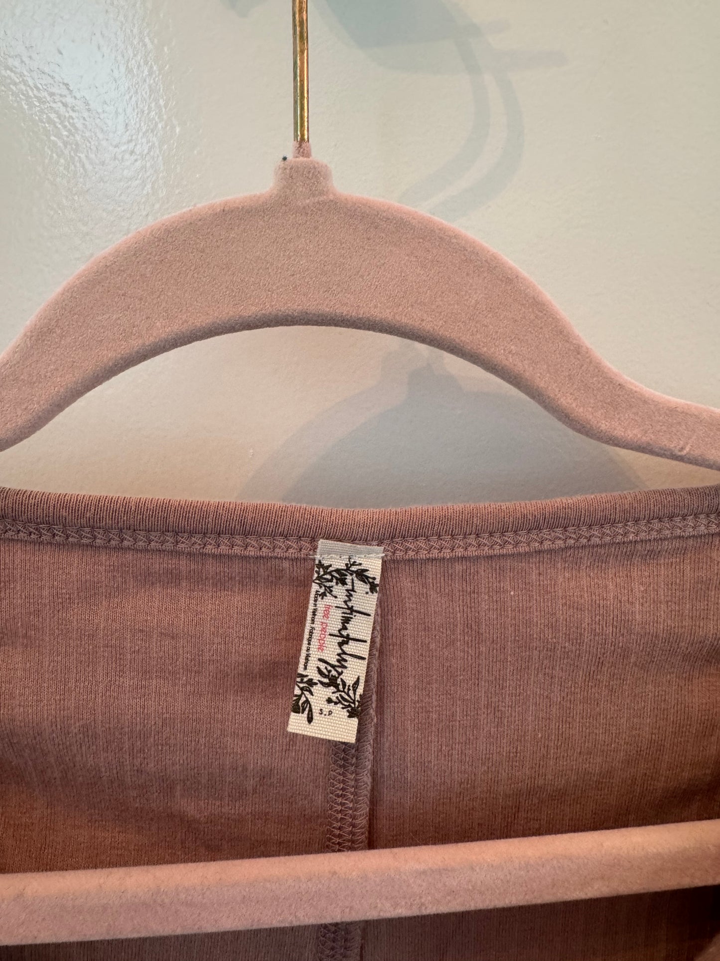 Free People Henley Top Women’s Small Toffee