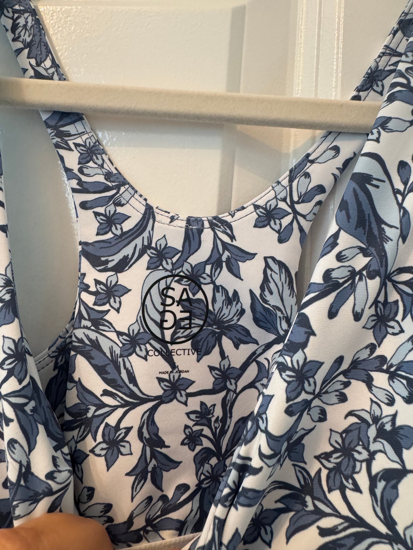 Sage Collective Floral Matching Set Women’s Small Blue