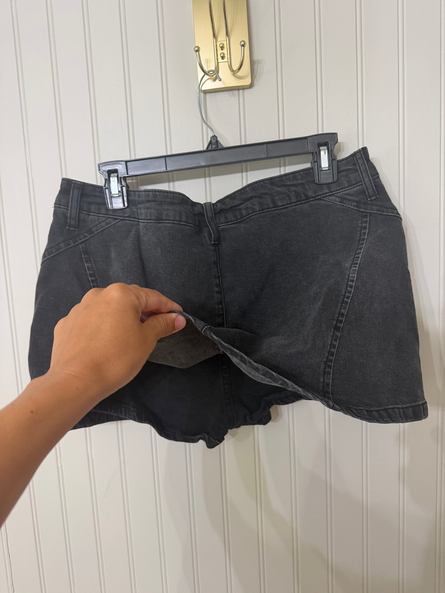 Wild Fable Denim Skirt Jr Size Medium Black
