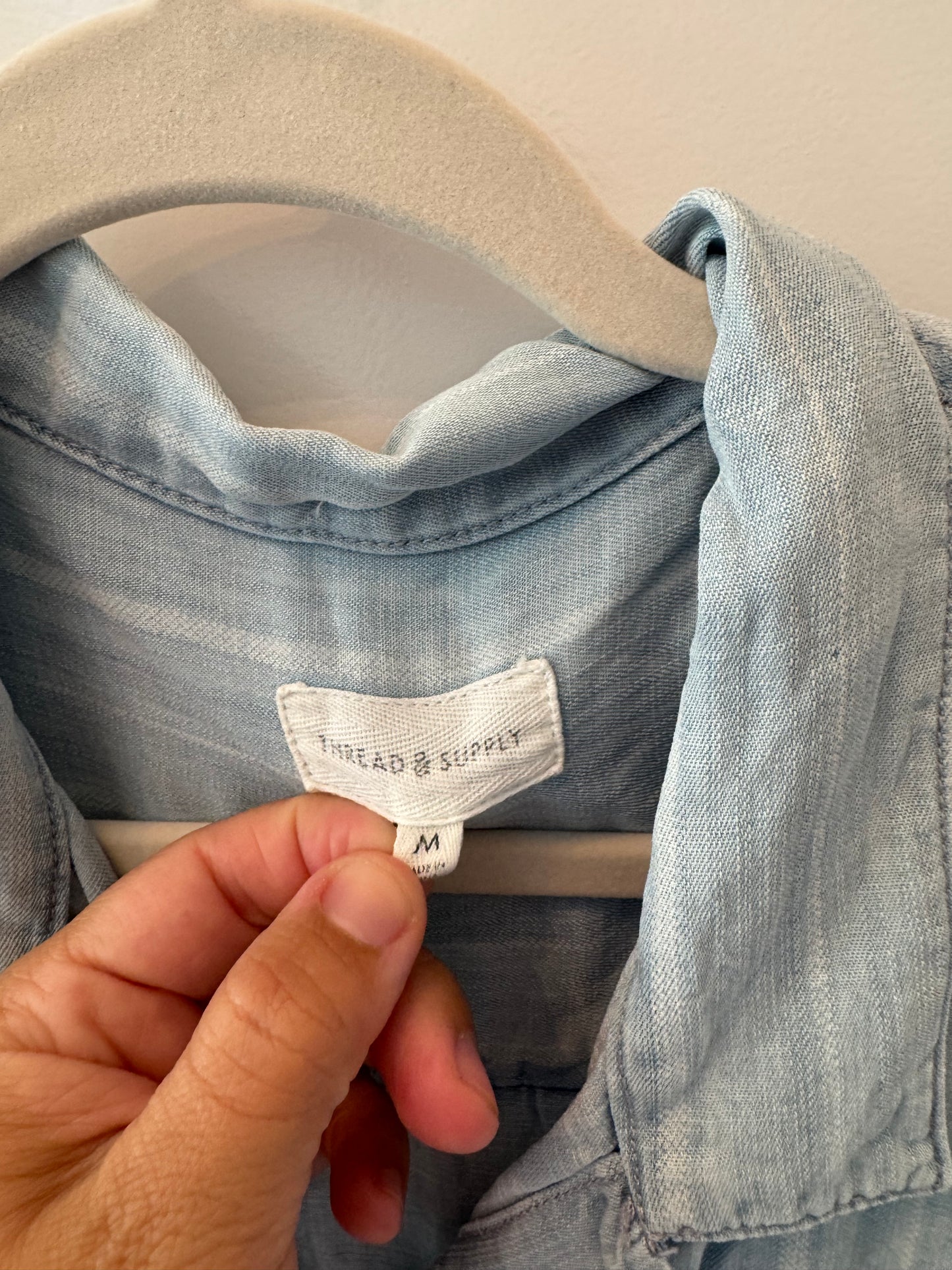 Thread & Supply Chambray Dress Women’s Medium