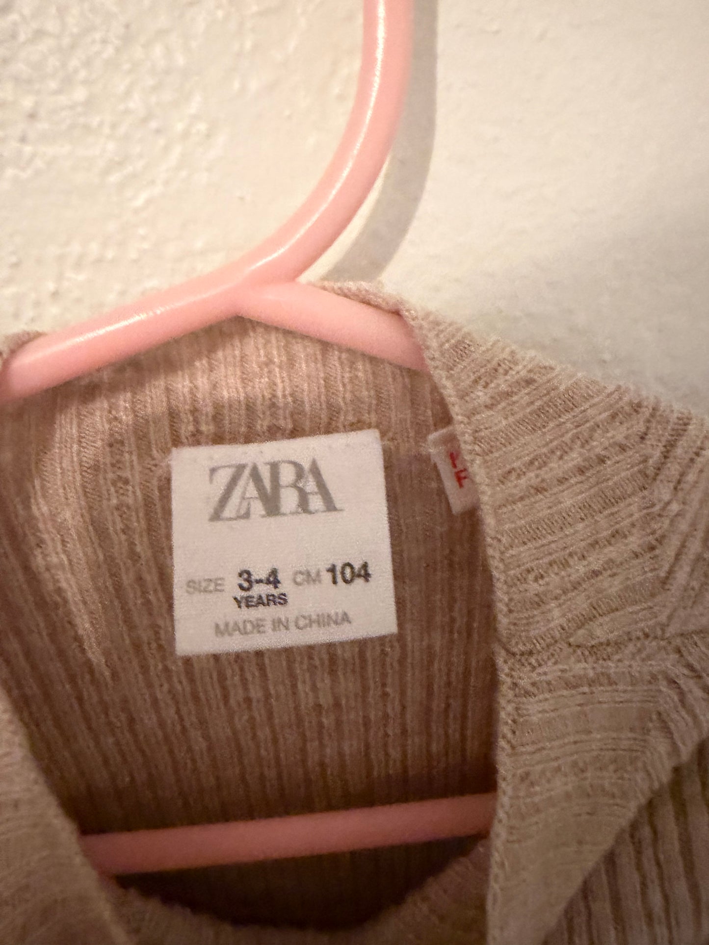 Zara Girls Sweater Size 3/4