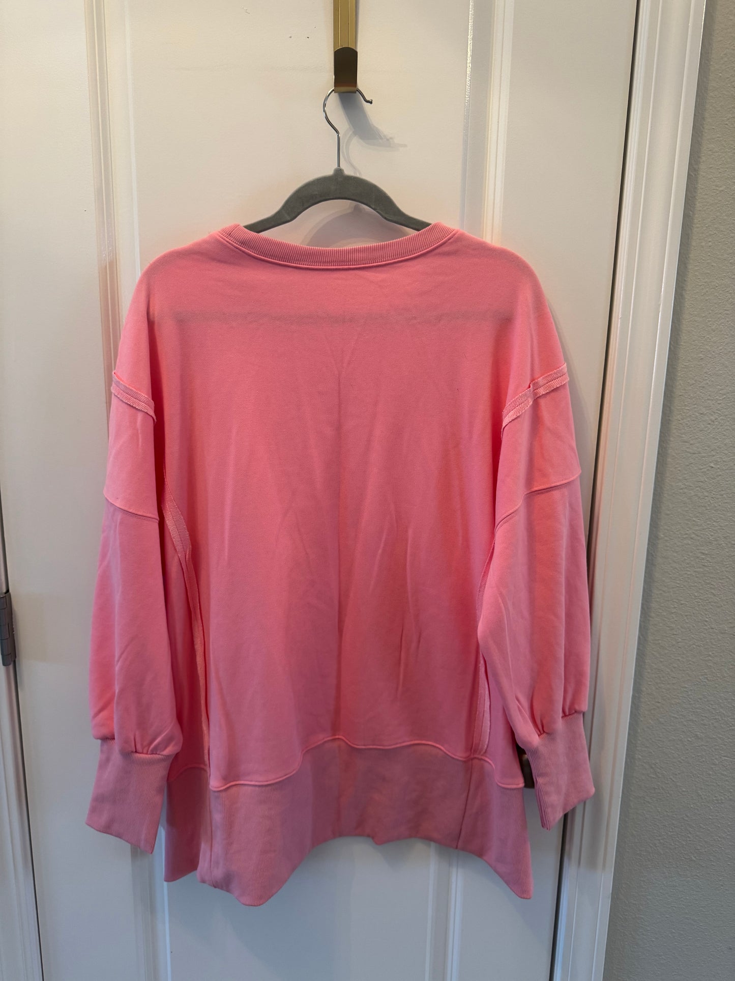 Oversized Sweatshirt Women’s Medium Pink
