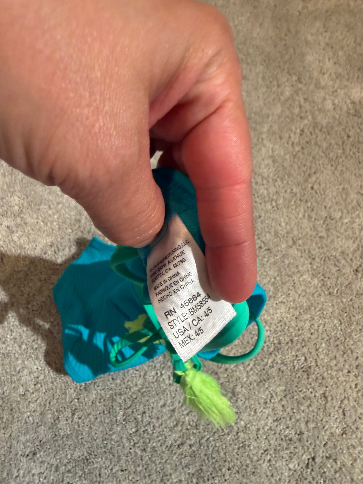 Swimsuit Girl’s Size 4/5 Blue
