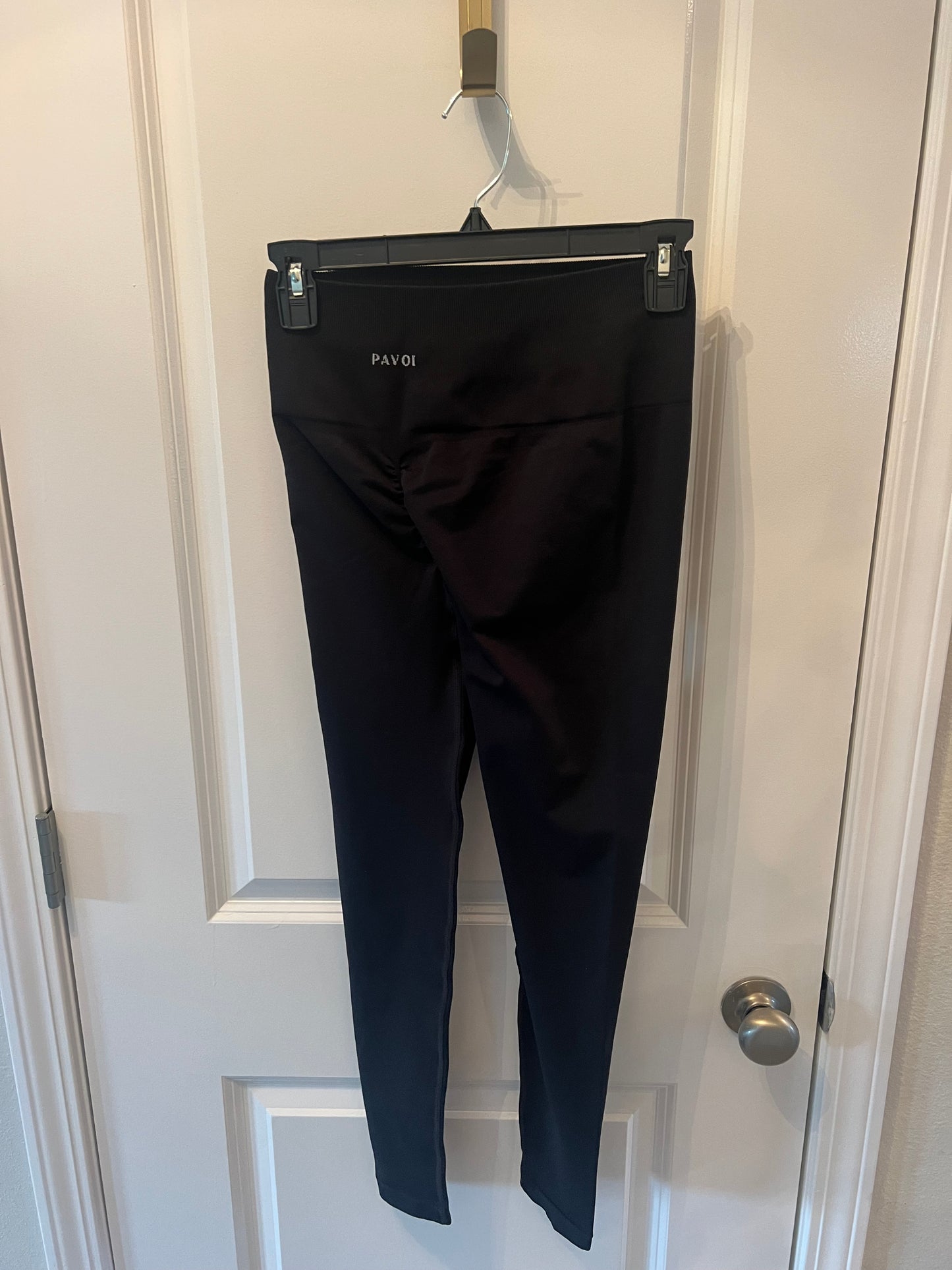 Pavoi Ribbed Leggings Women’s Size Medium Black
