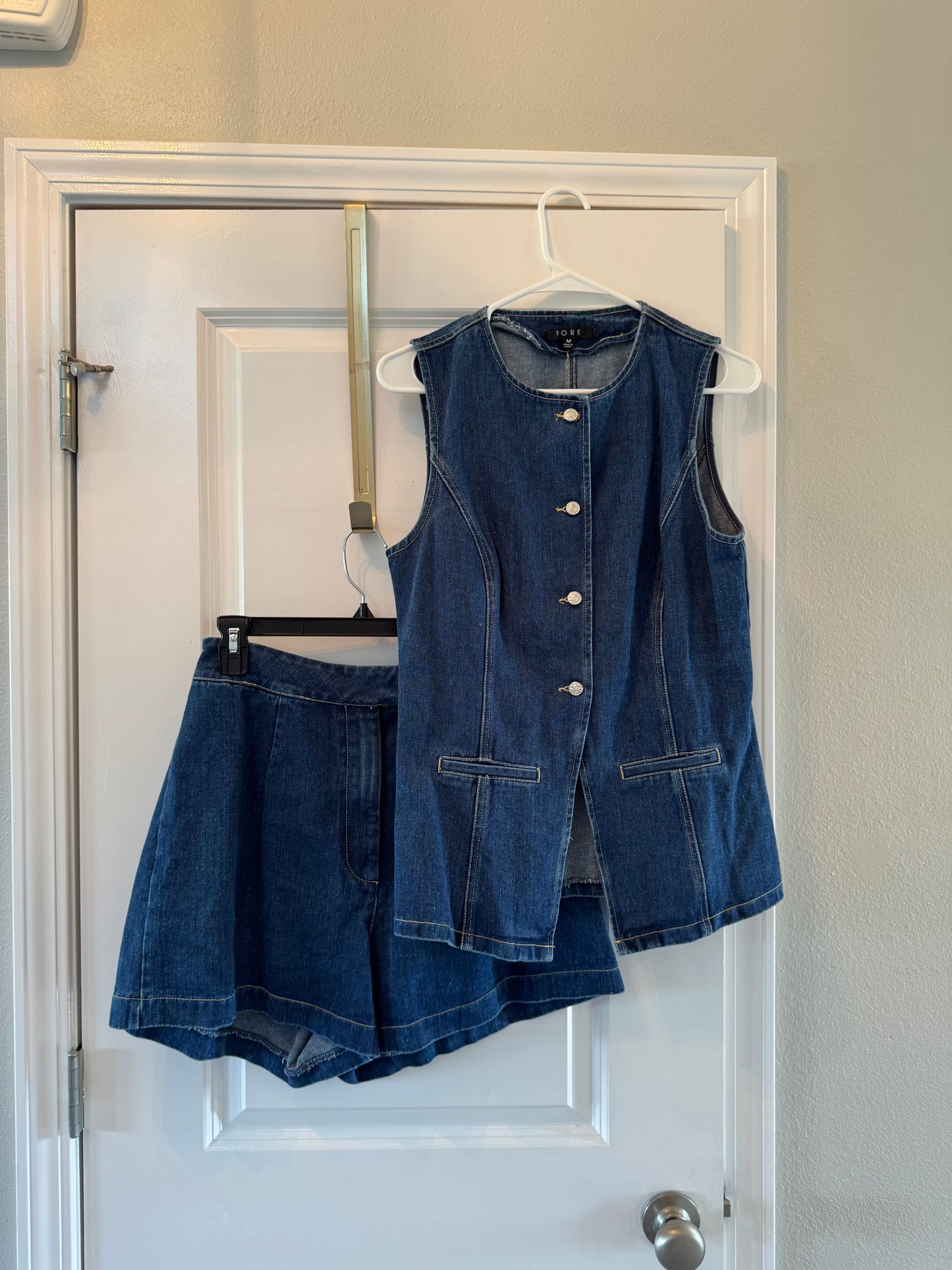 Fore Denim Matching Set Women’s Medium