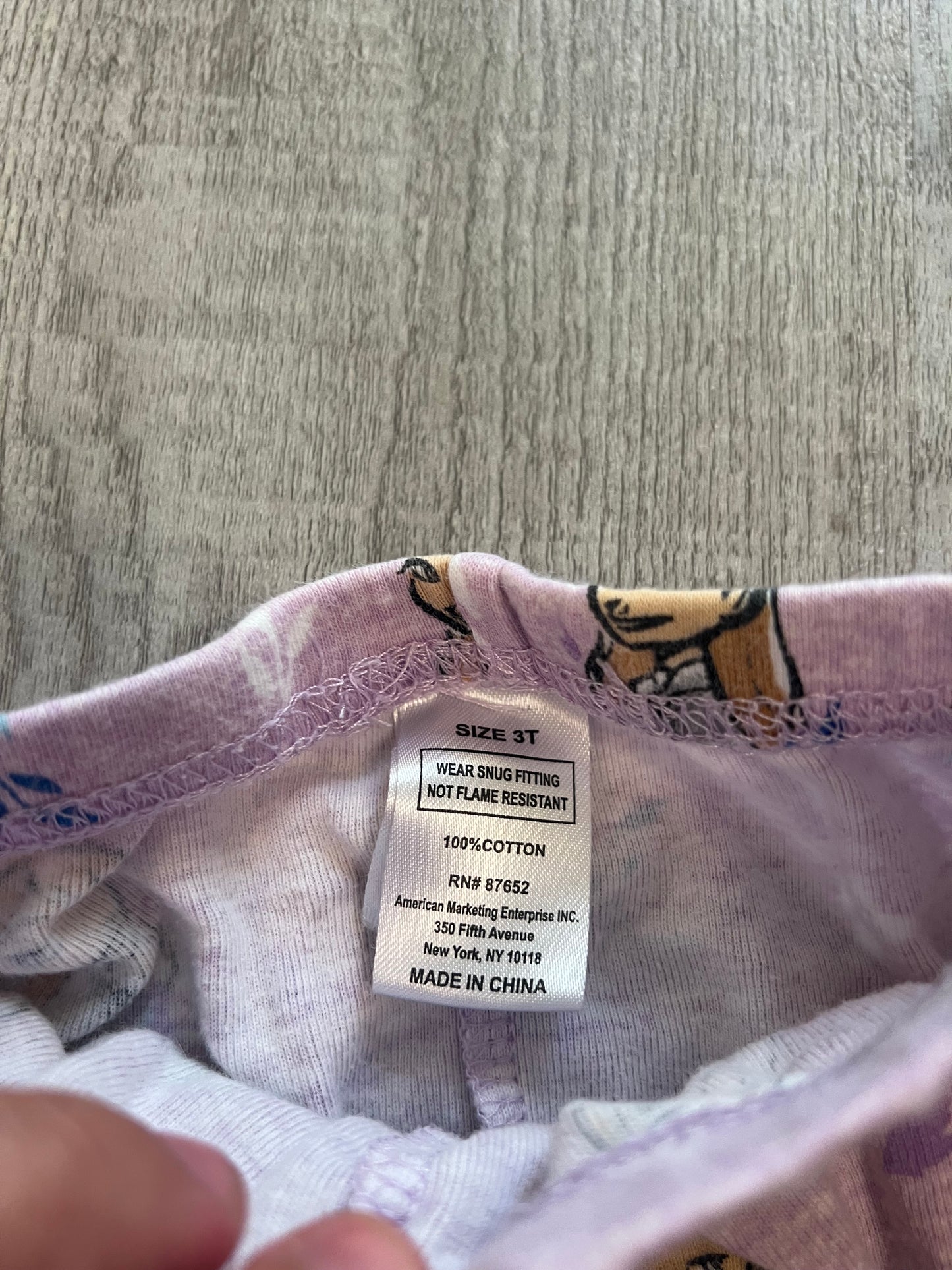 Frozen pajamas size 3T