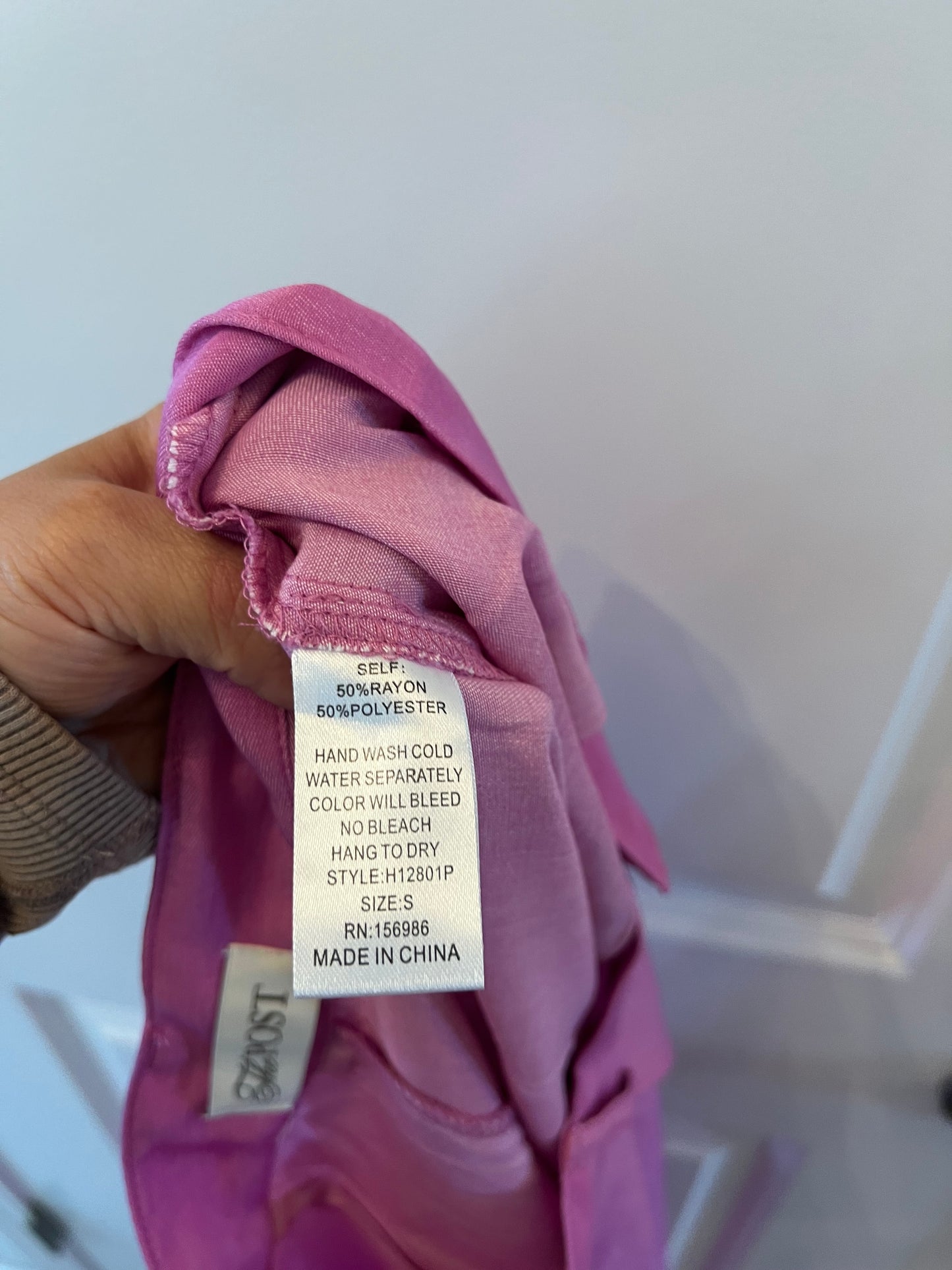 The Post Wide Leg Pants Women’s Small Pink