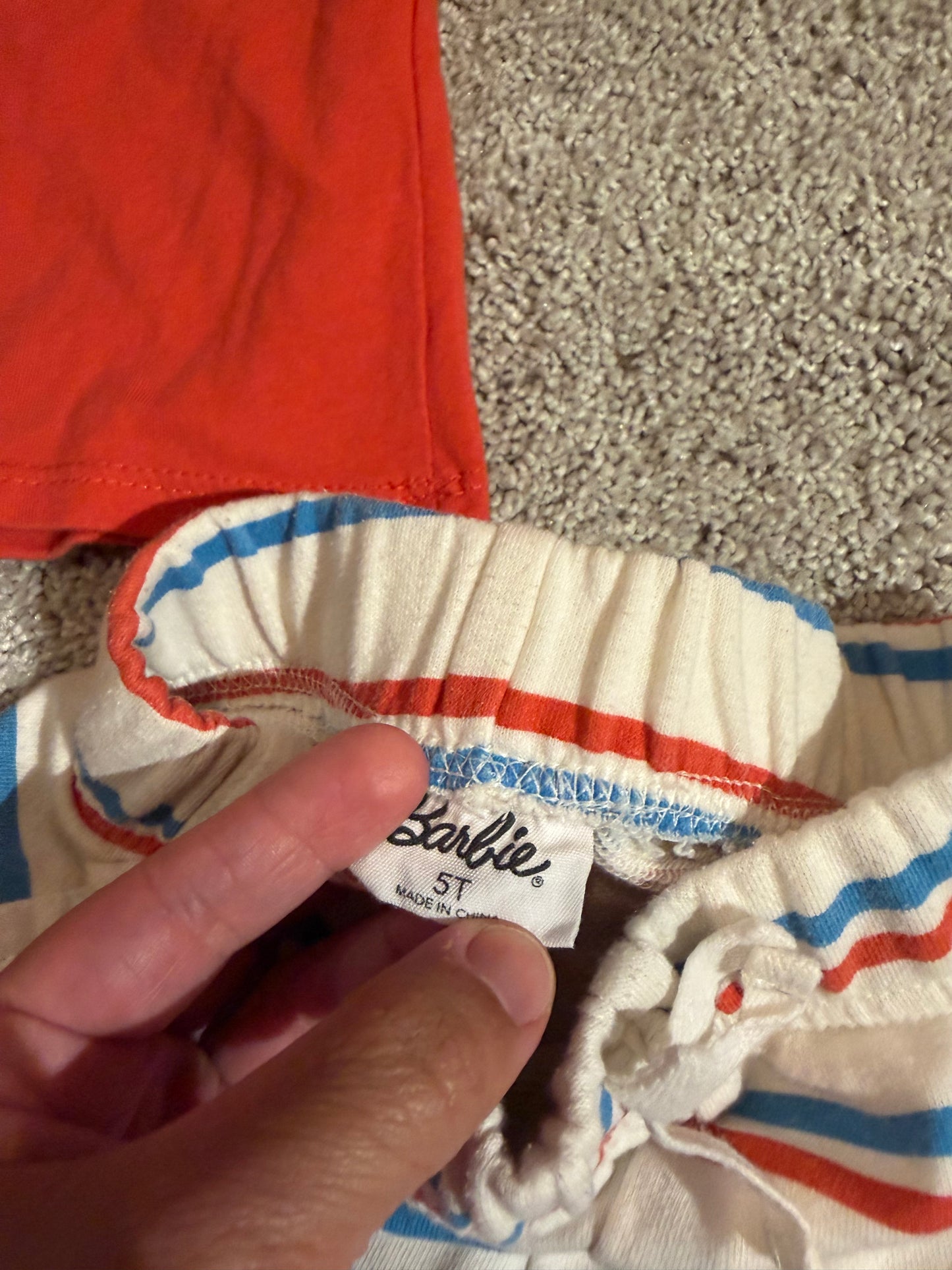 Barbie Outfit Size 5T