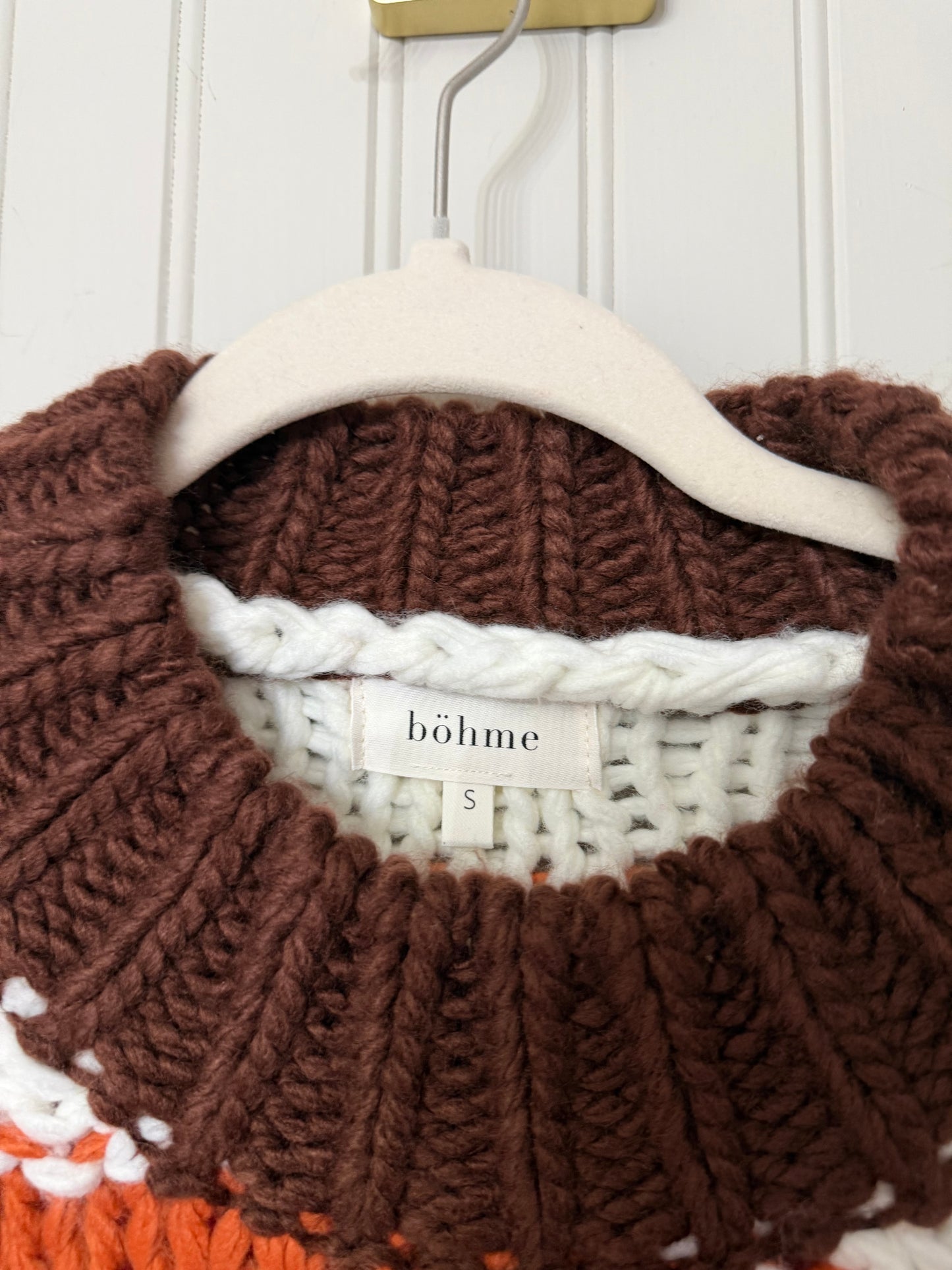 Bohme Striped Knit Sweater Women’s Small