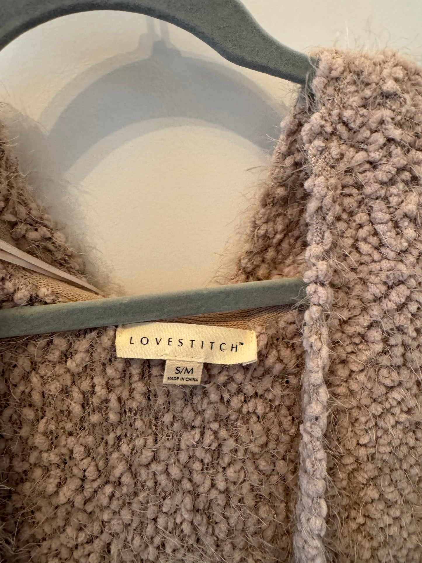 Love Stich Boucle Cardigan Sweater Women’s Small/Medium
