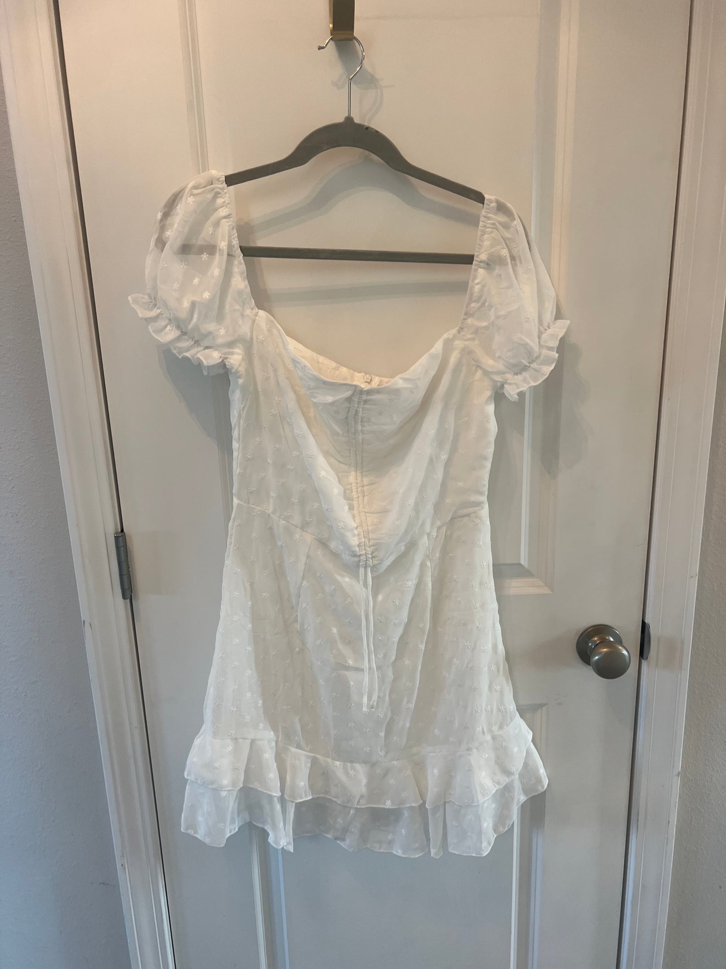 Princess Polly Mikail Mini Dress Women’s Size 8 White NWT