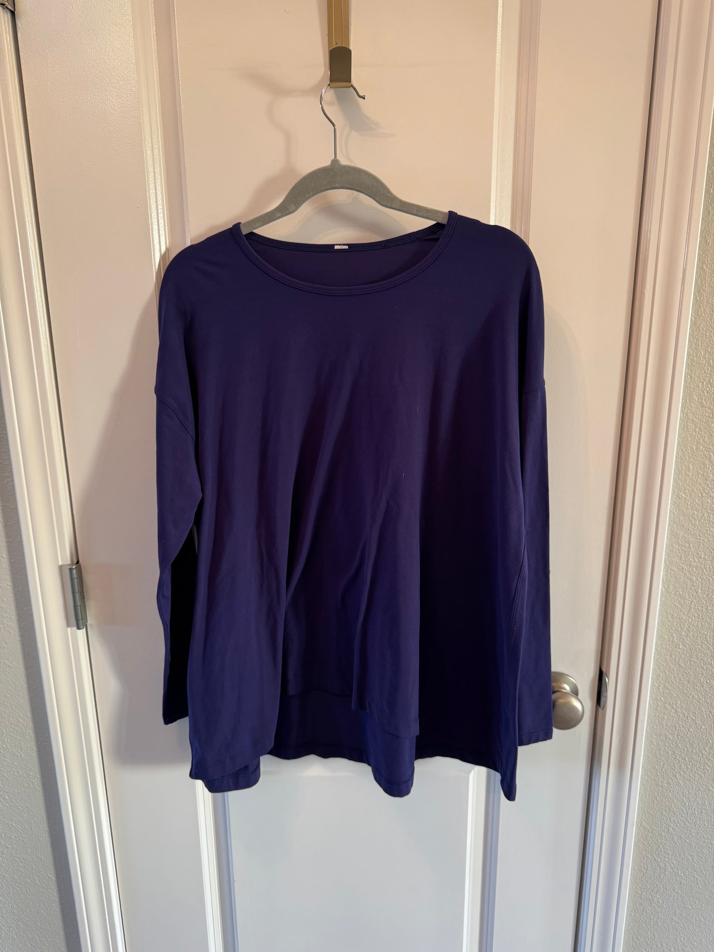 Lululemon City Bound Shirt Women’s Size 12 Emperor Blue