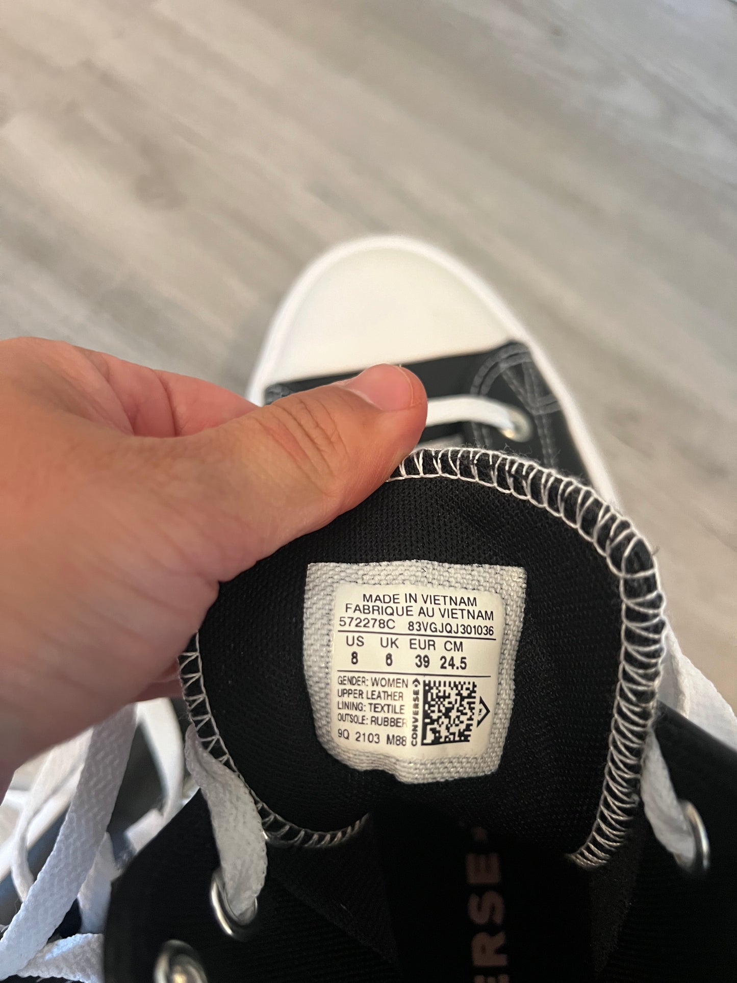 Women’s Platform Converse Size 8