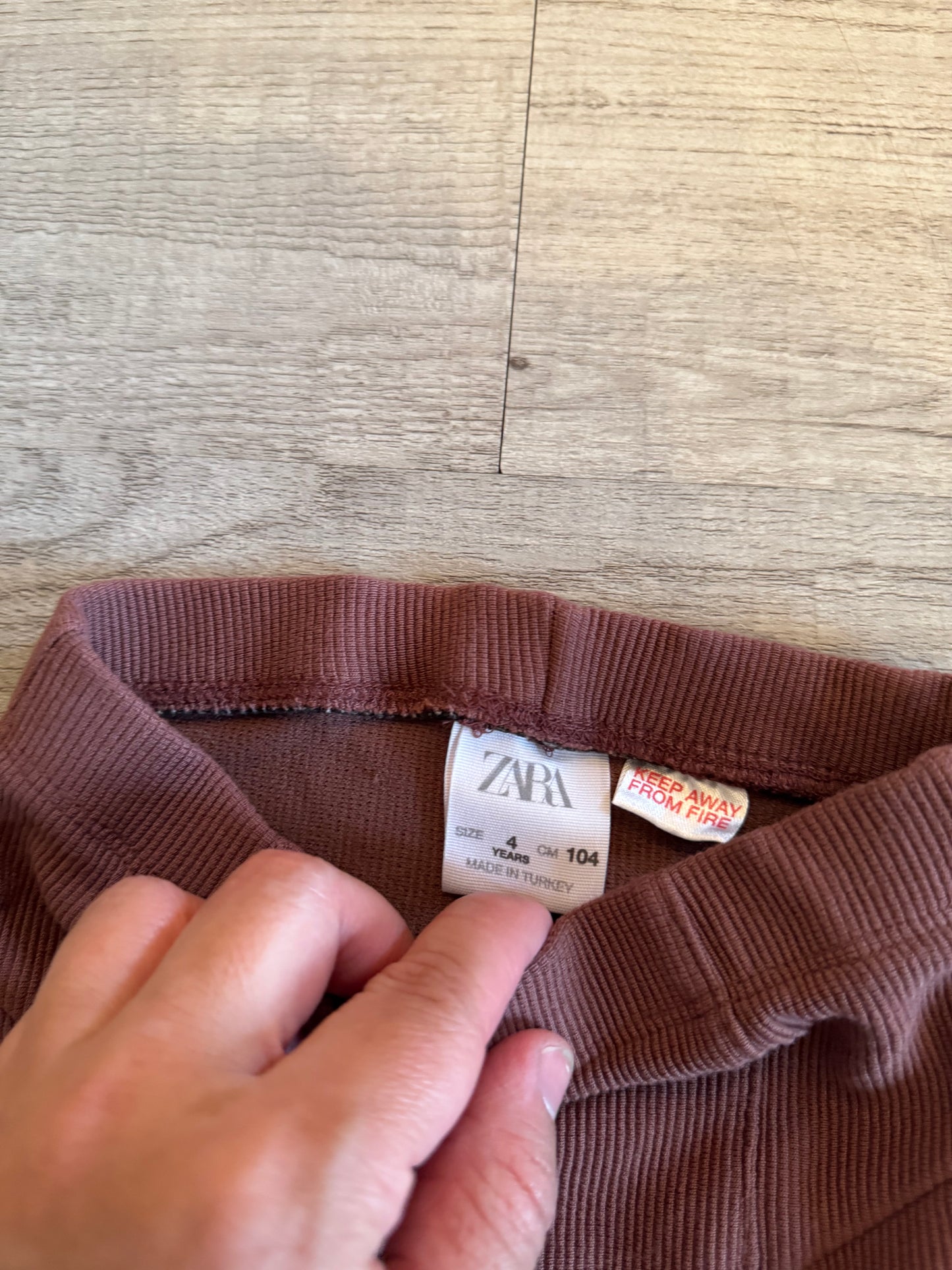 Zara Flare Leggings Toddler Size 4 Years