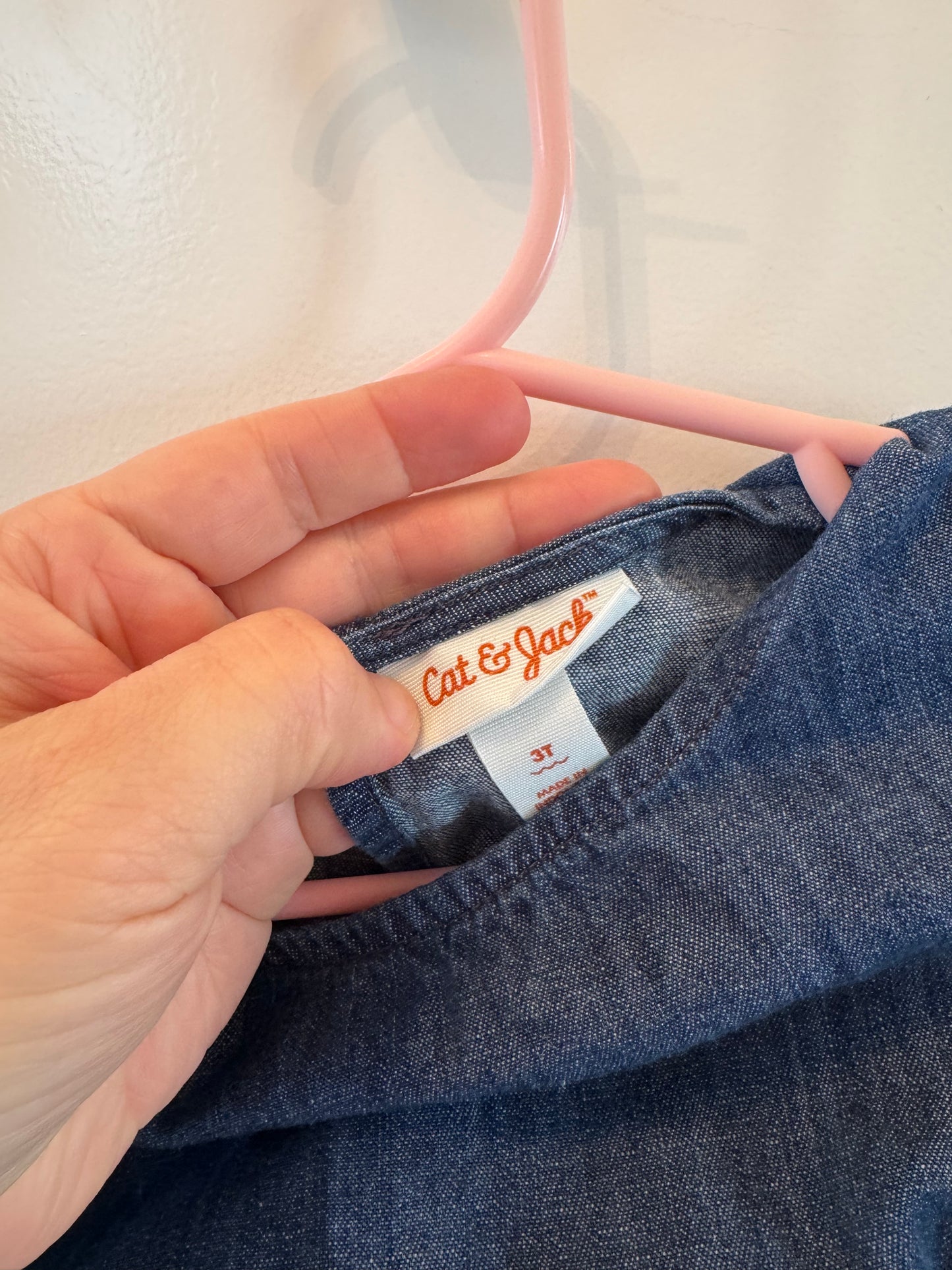 Cat & Jack Chambray Top Toddler Size 3T