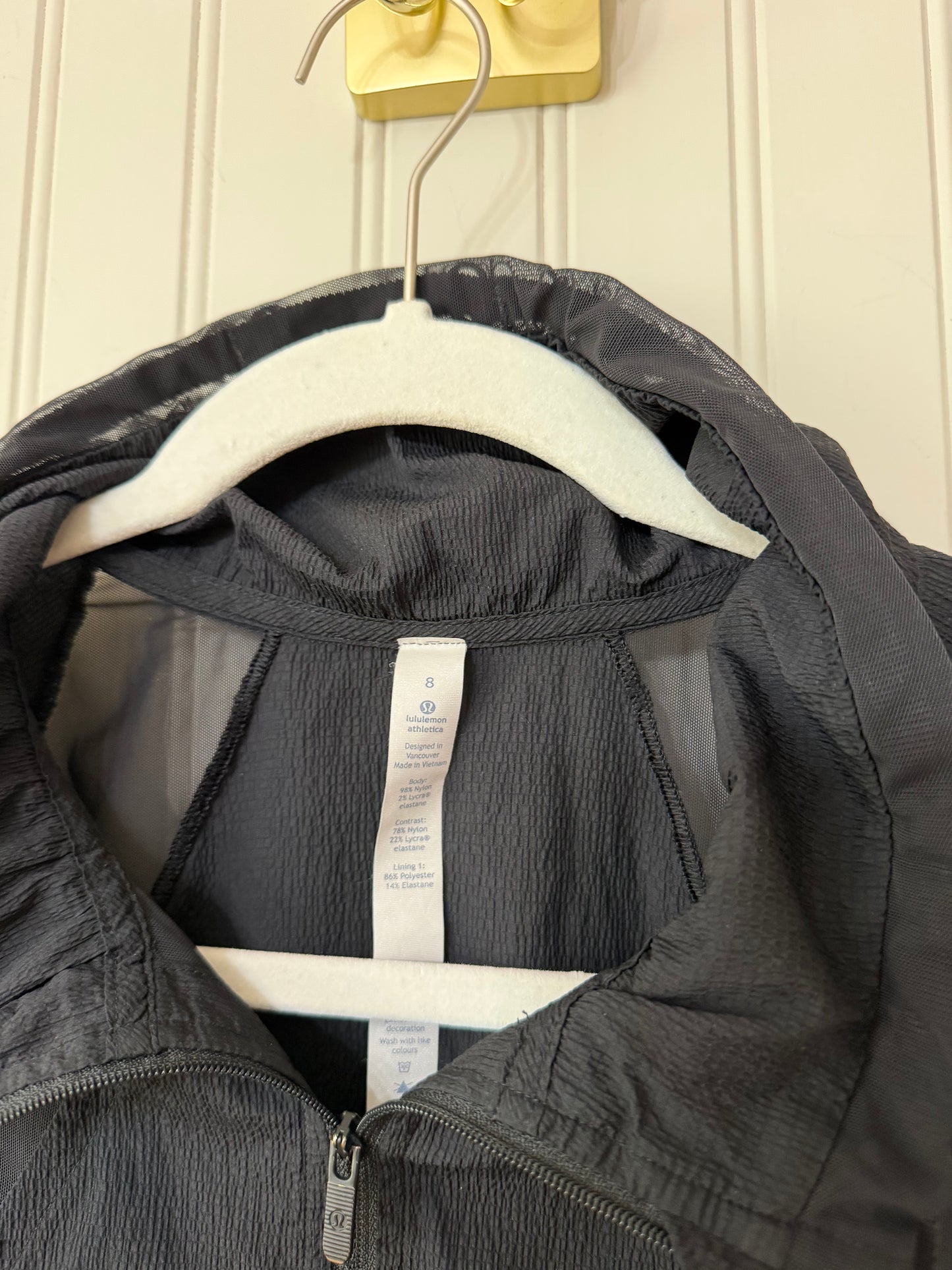 Lululemon Get Going Jacket Women’s Size 8 Black