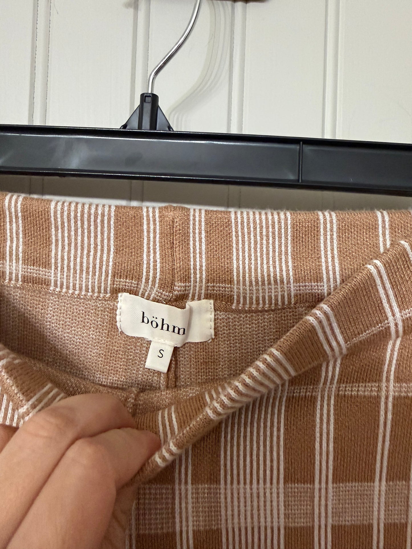 Bohme Stripe Flare Pants Women’s Small Tan