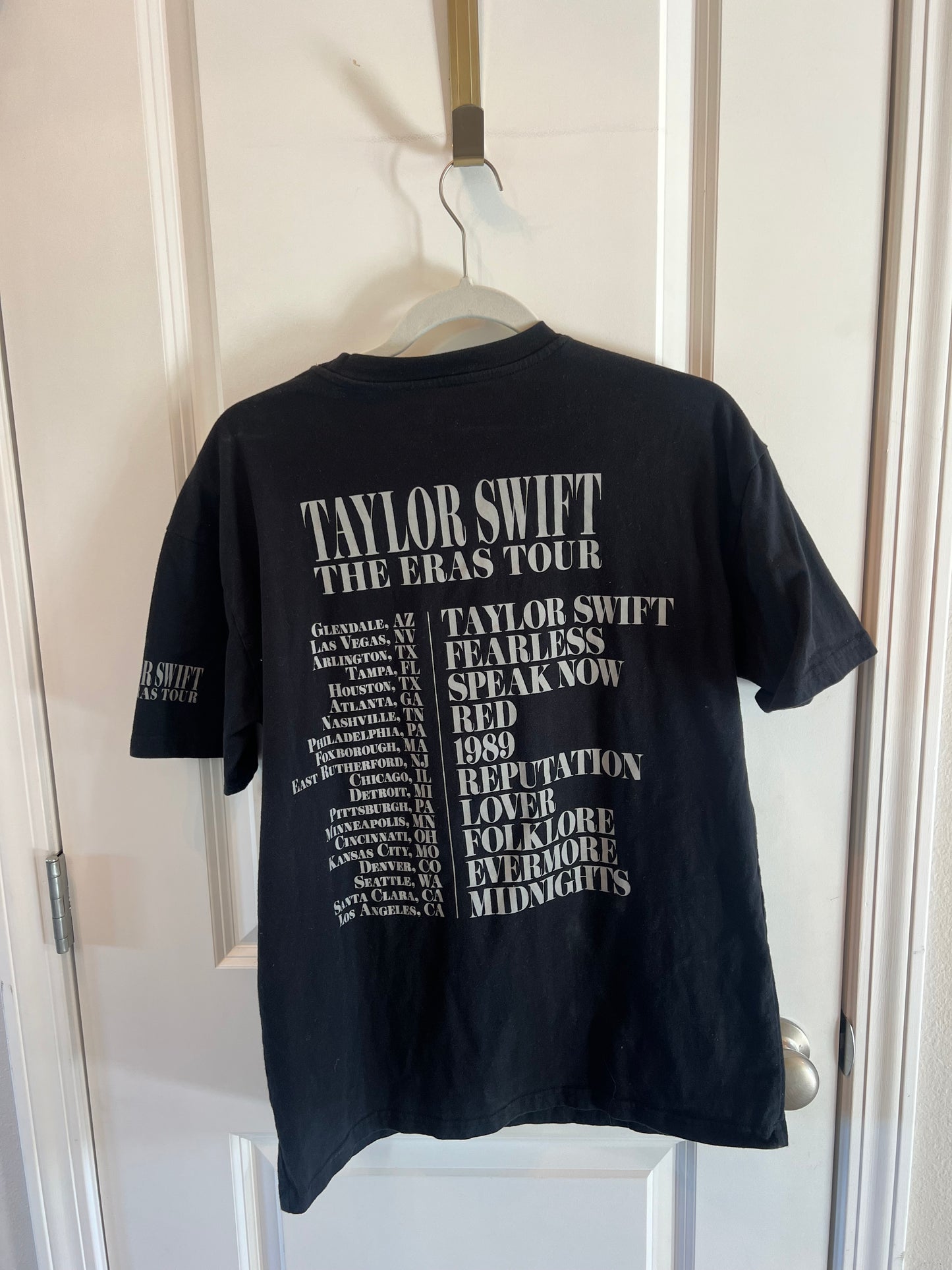 Taylor Swift Eras Tour Tee Size Small
