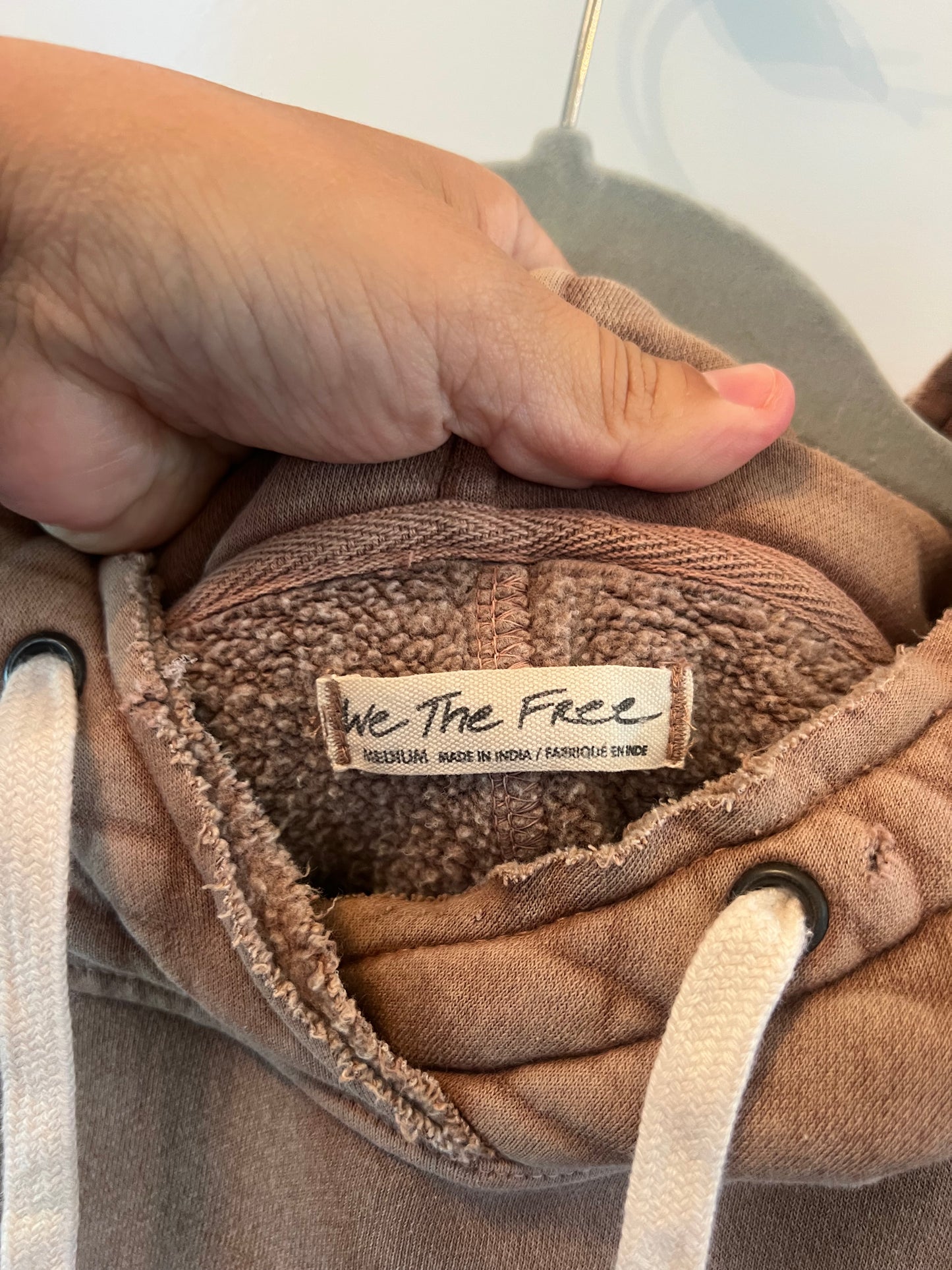 Free People Hoodie Women’s Size Medium Tan