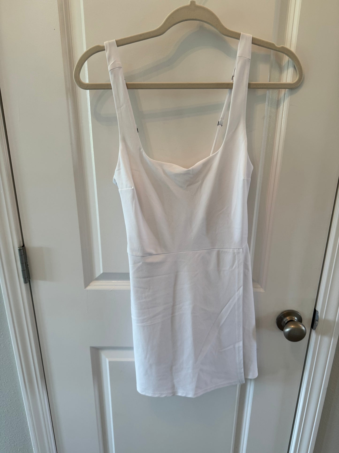 Abercrombie & Fitch Square Neck Dress Women’s Size XSP White