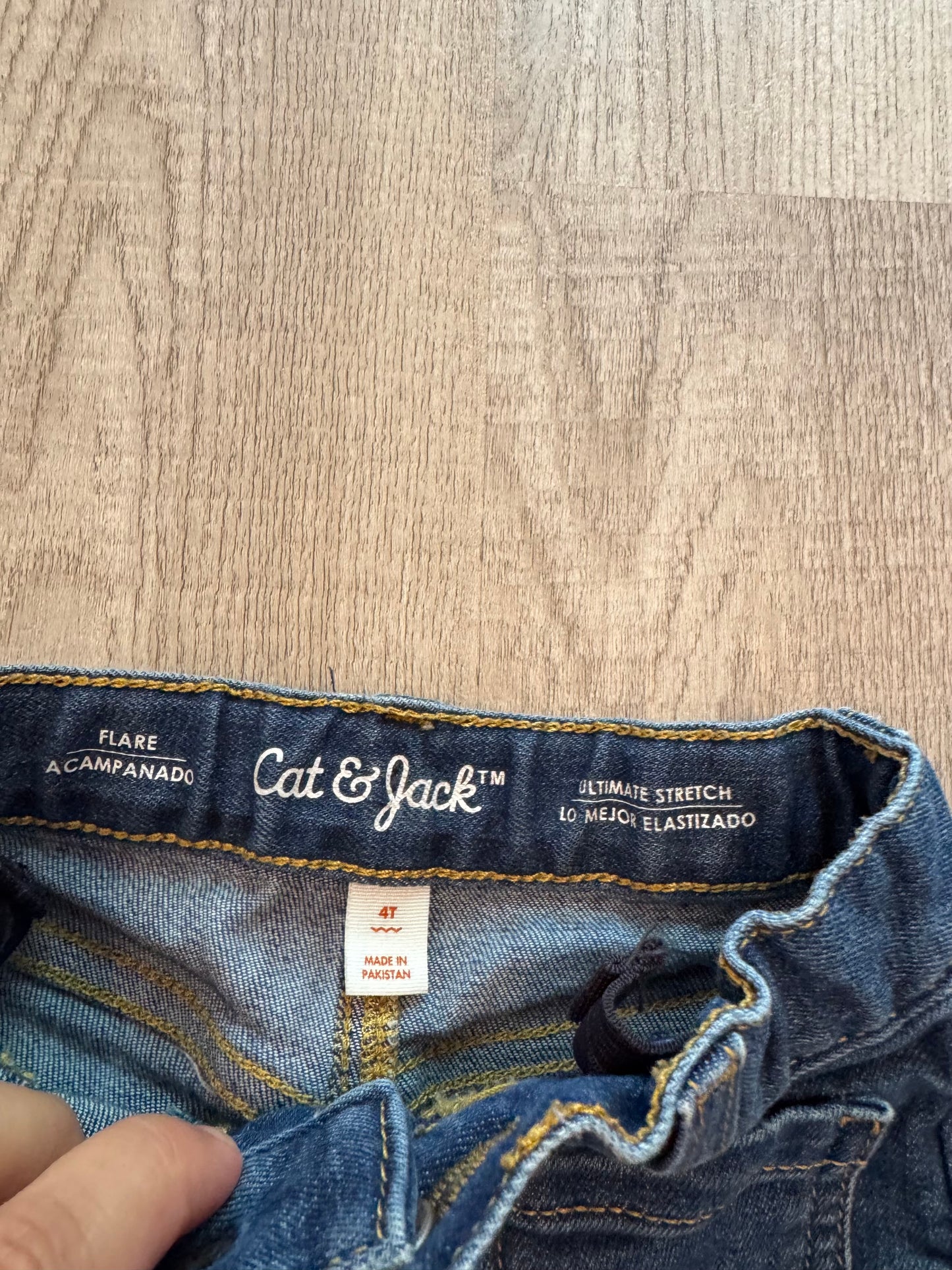 Cat & Jack Flare Jeans Toddler Girl Size 4T