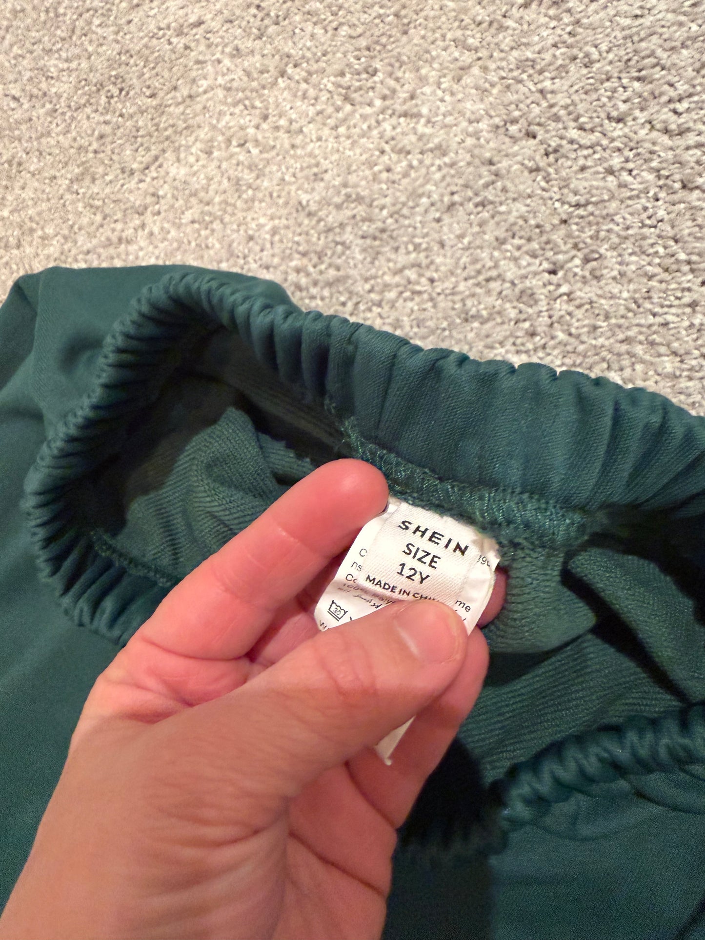 Athletic Matching Set Youth Size 12 Years Teal Green