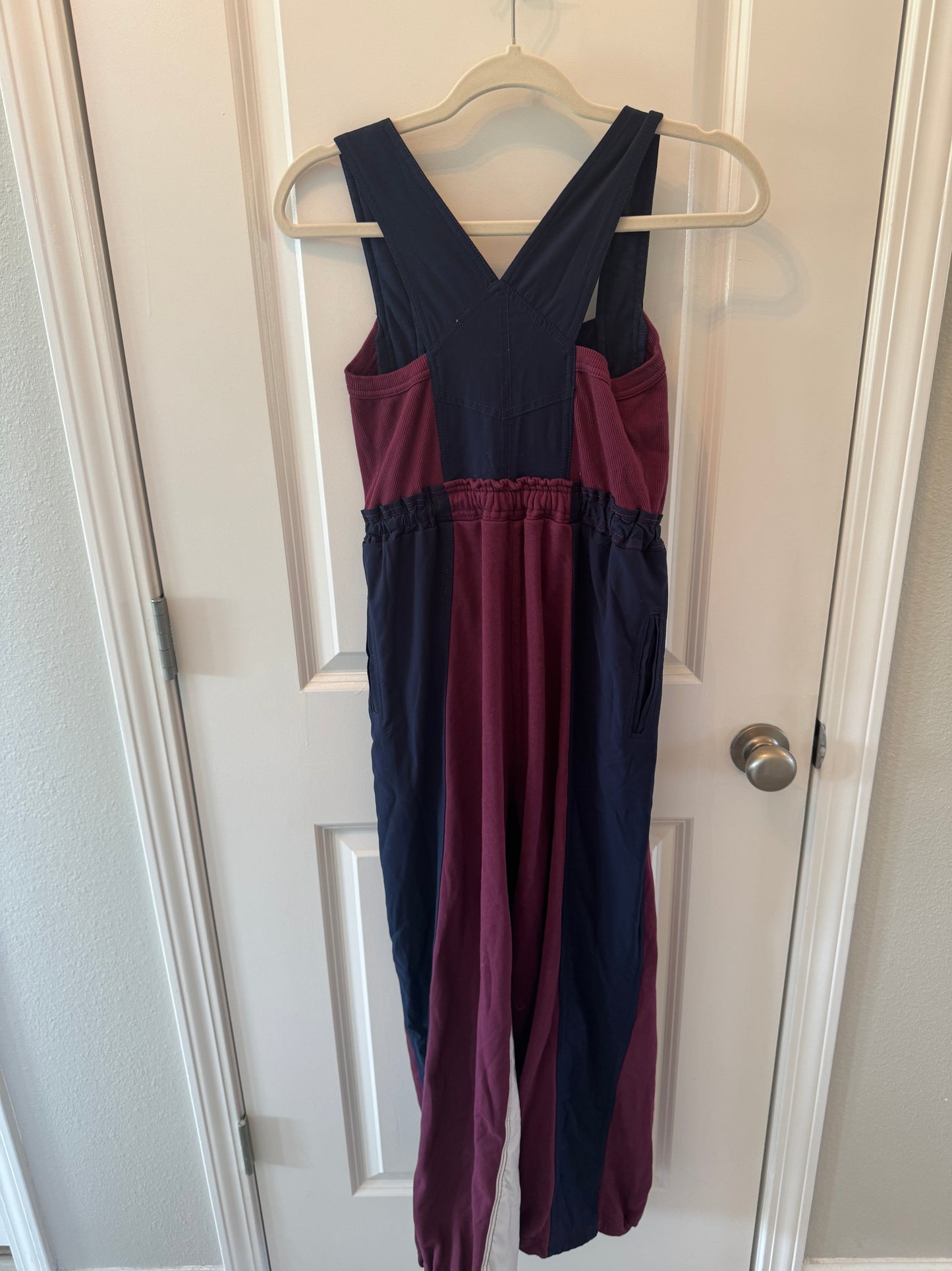 Anthropologie Daily Practice Utility Jumpsuit Women’s Small Navy