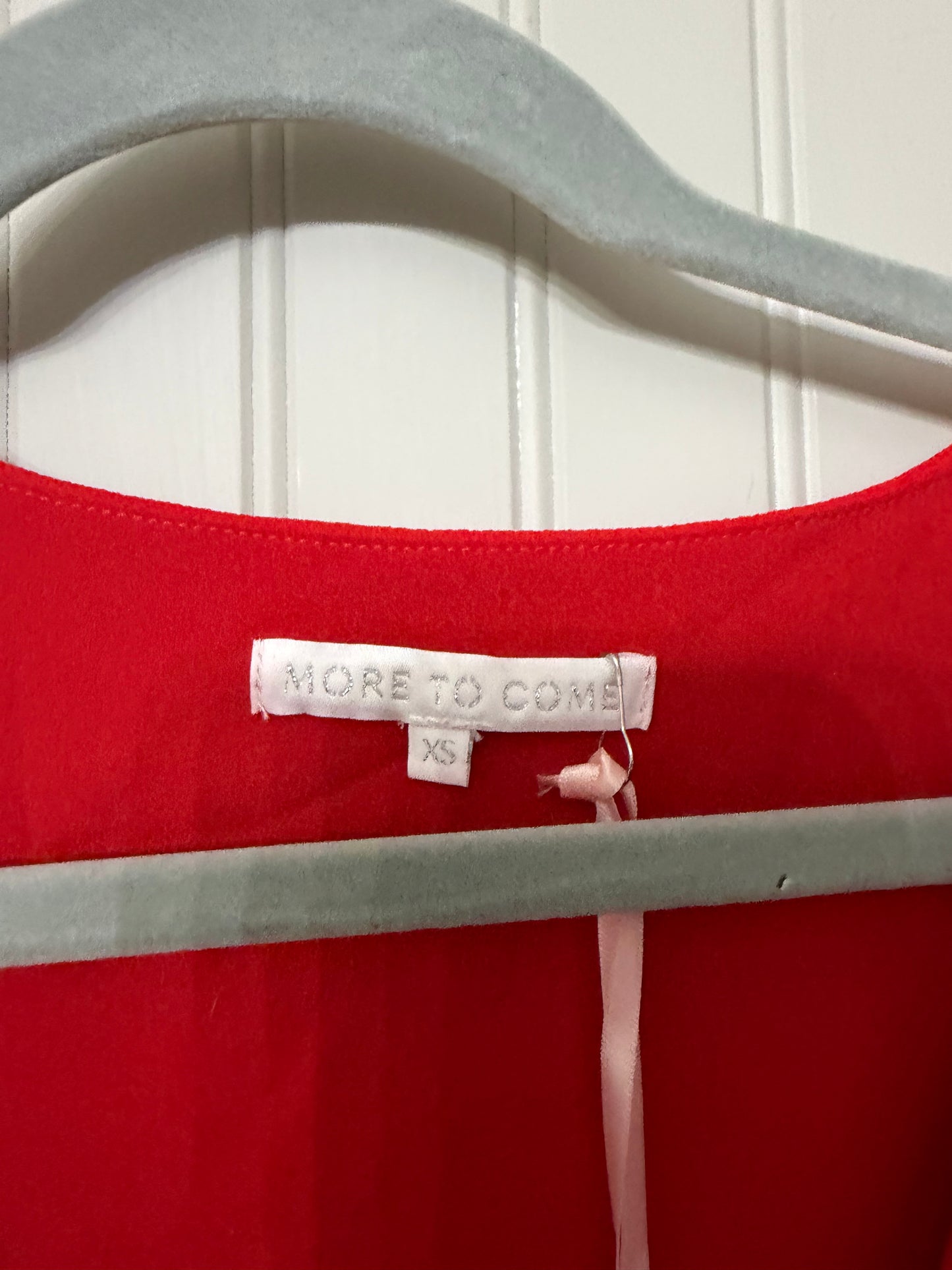 More To Come Cutout Dress Women’s XS Red NWT