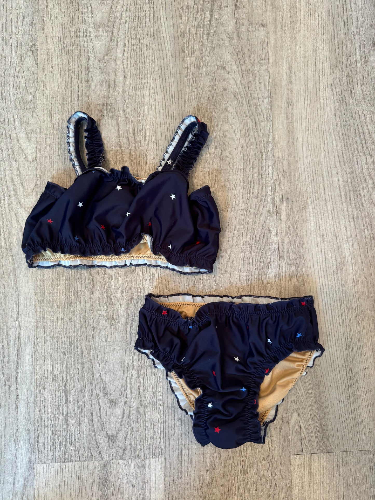 Old Navy Americana Bikini Toddler Size 2T Navy