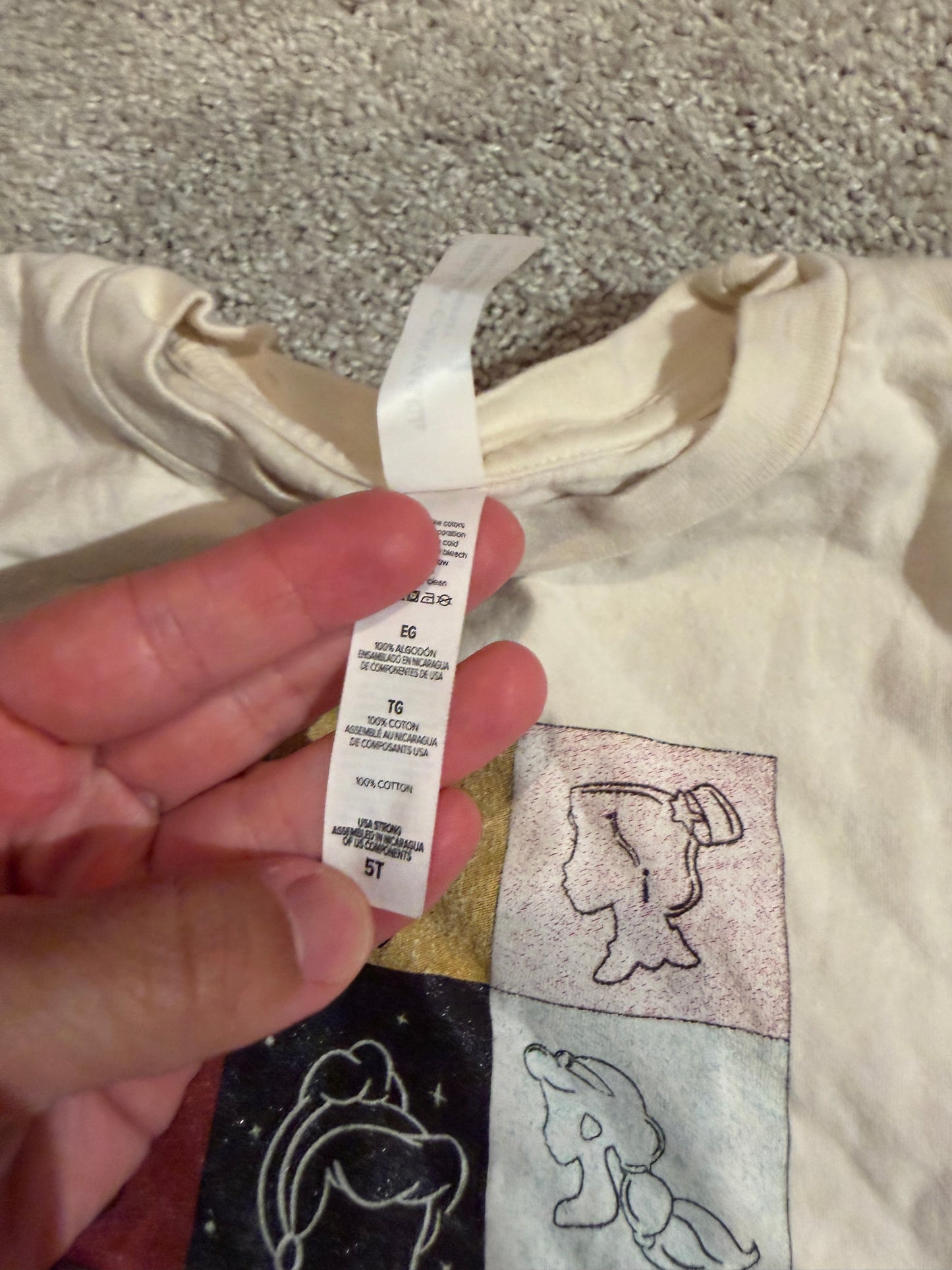 Princess Tee Outfit Size 5T
