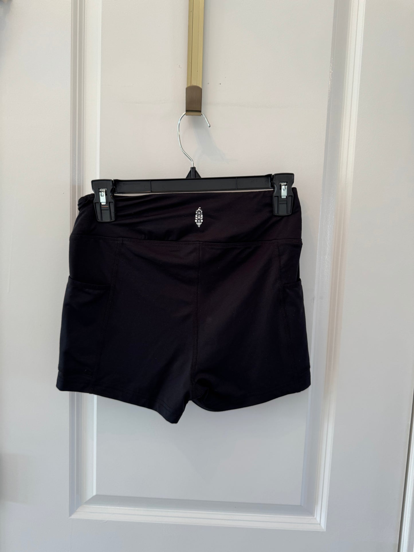 Free People High Rise Biker Shorts Women’s Medium Black