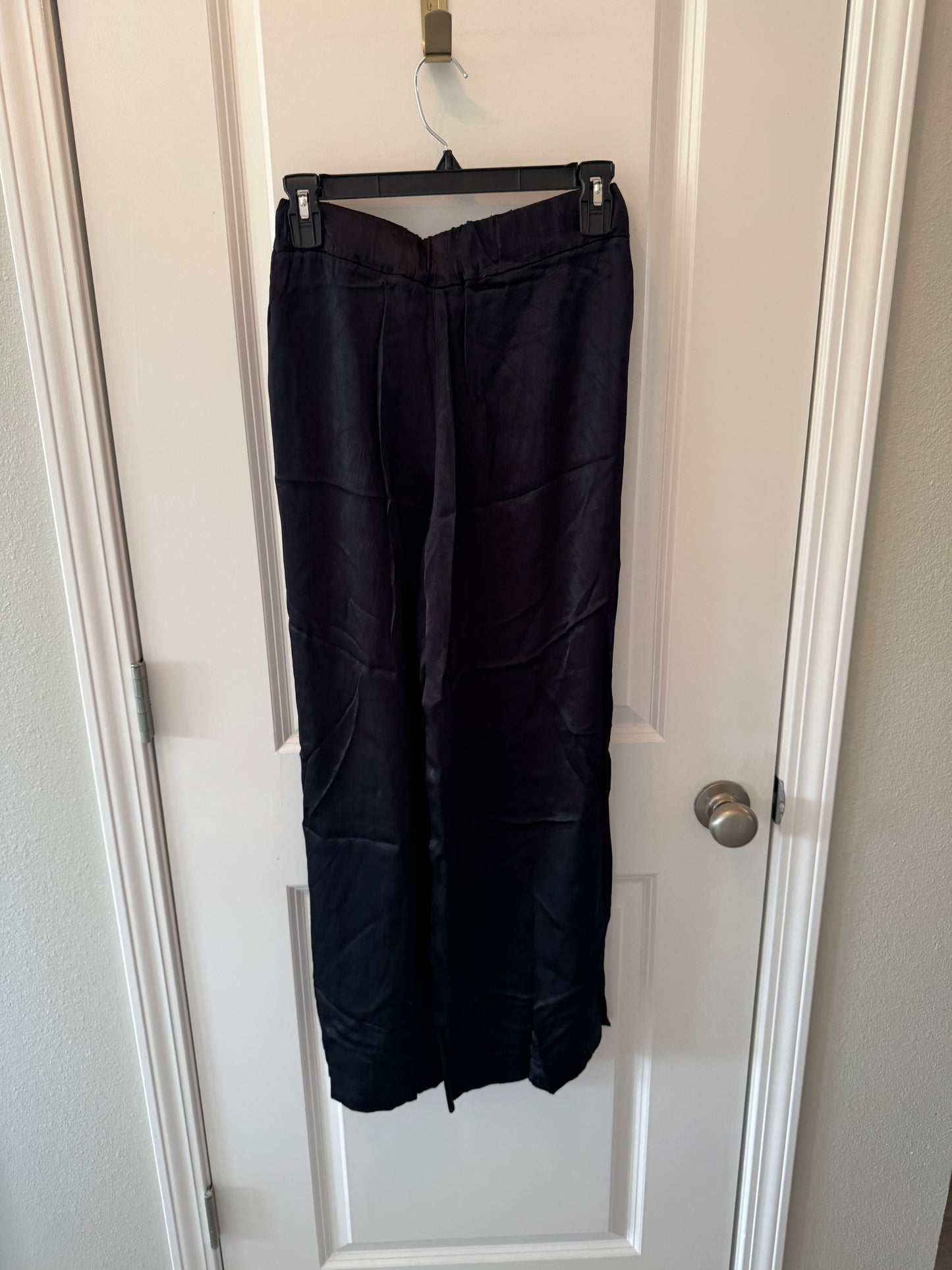 Free People Good Days Satin Trousers Women’s XS Black