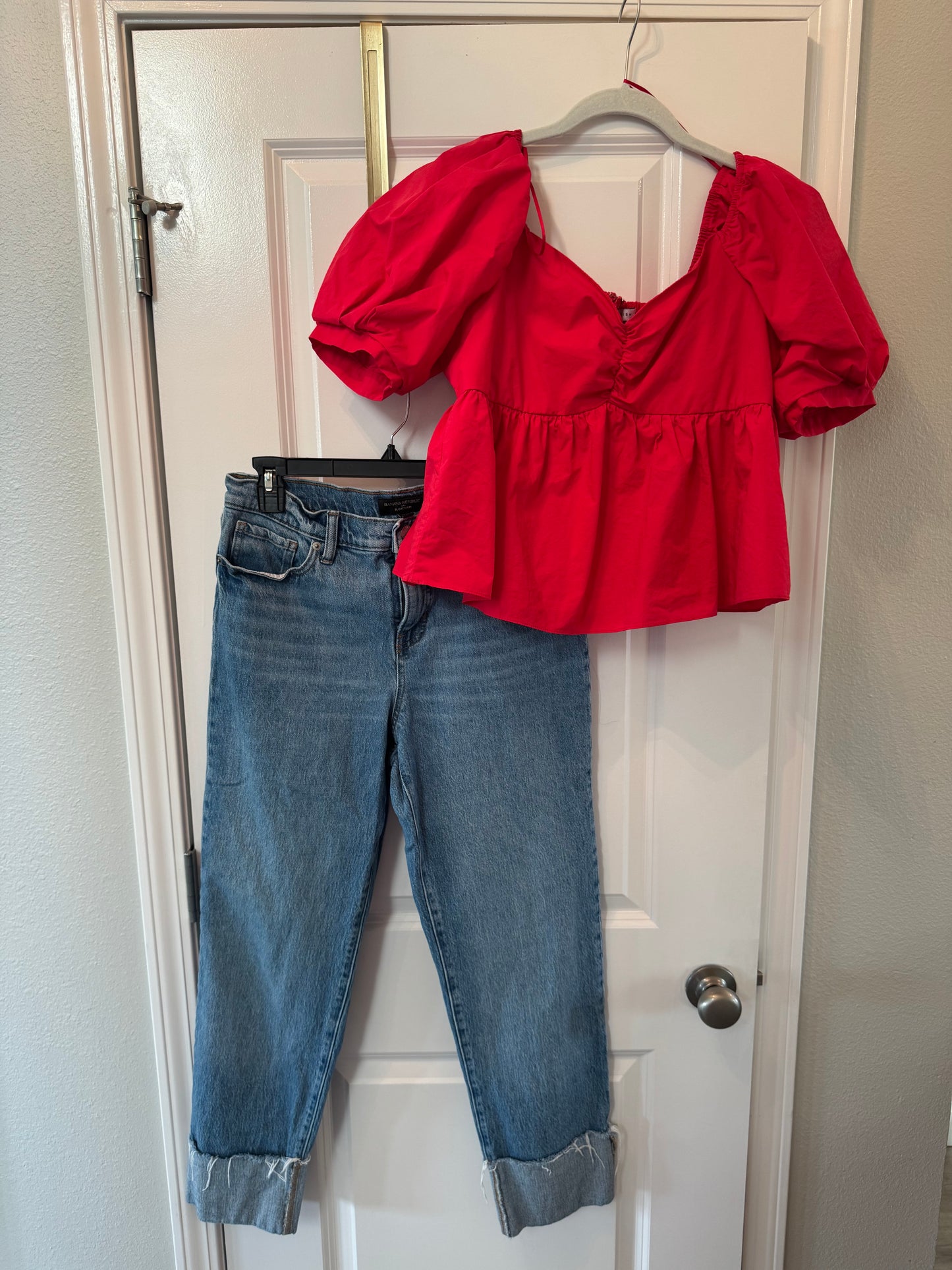 Outfit Bundle Top Size Medium Jeans Size 28/6