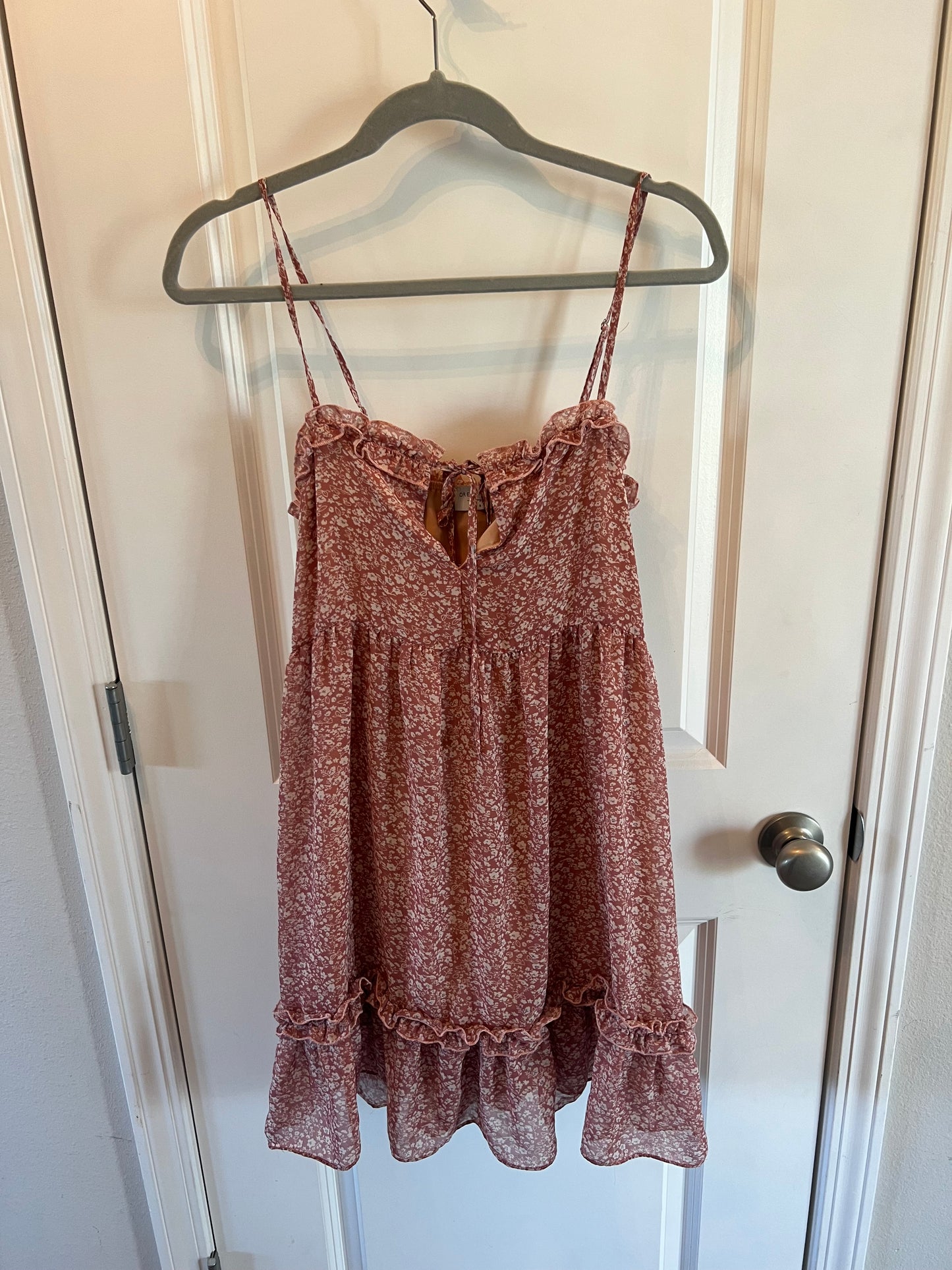 Dress Forum Ditzy Floral Summer Dress Women’s Size Small 4-6 Mauve