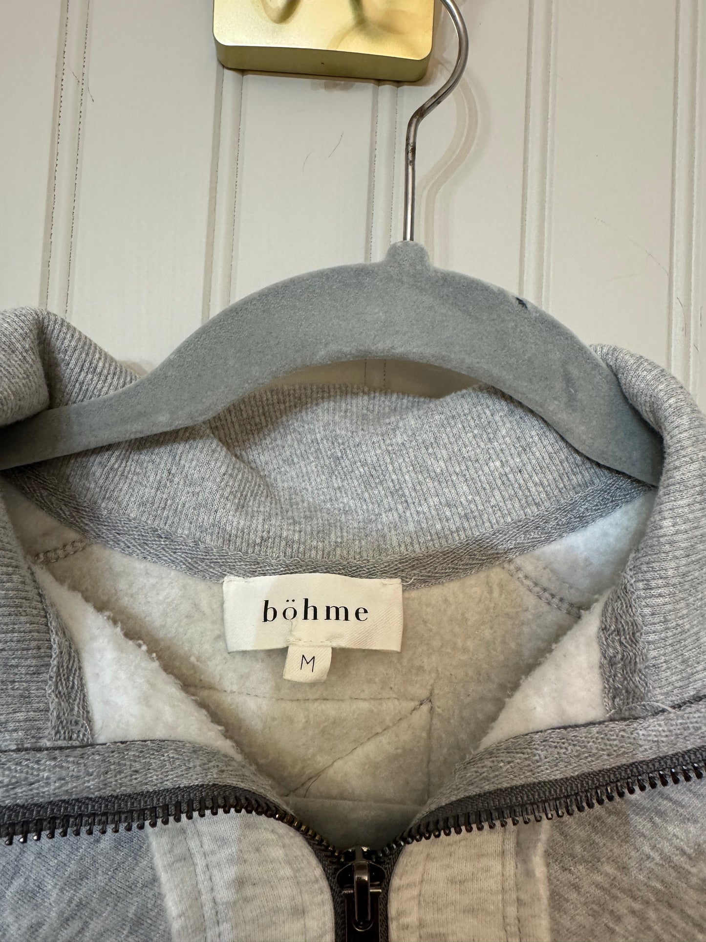 Bohme Quarter Zip Pullover Women’s Medium Heather Gray