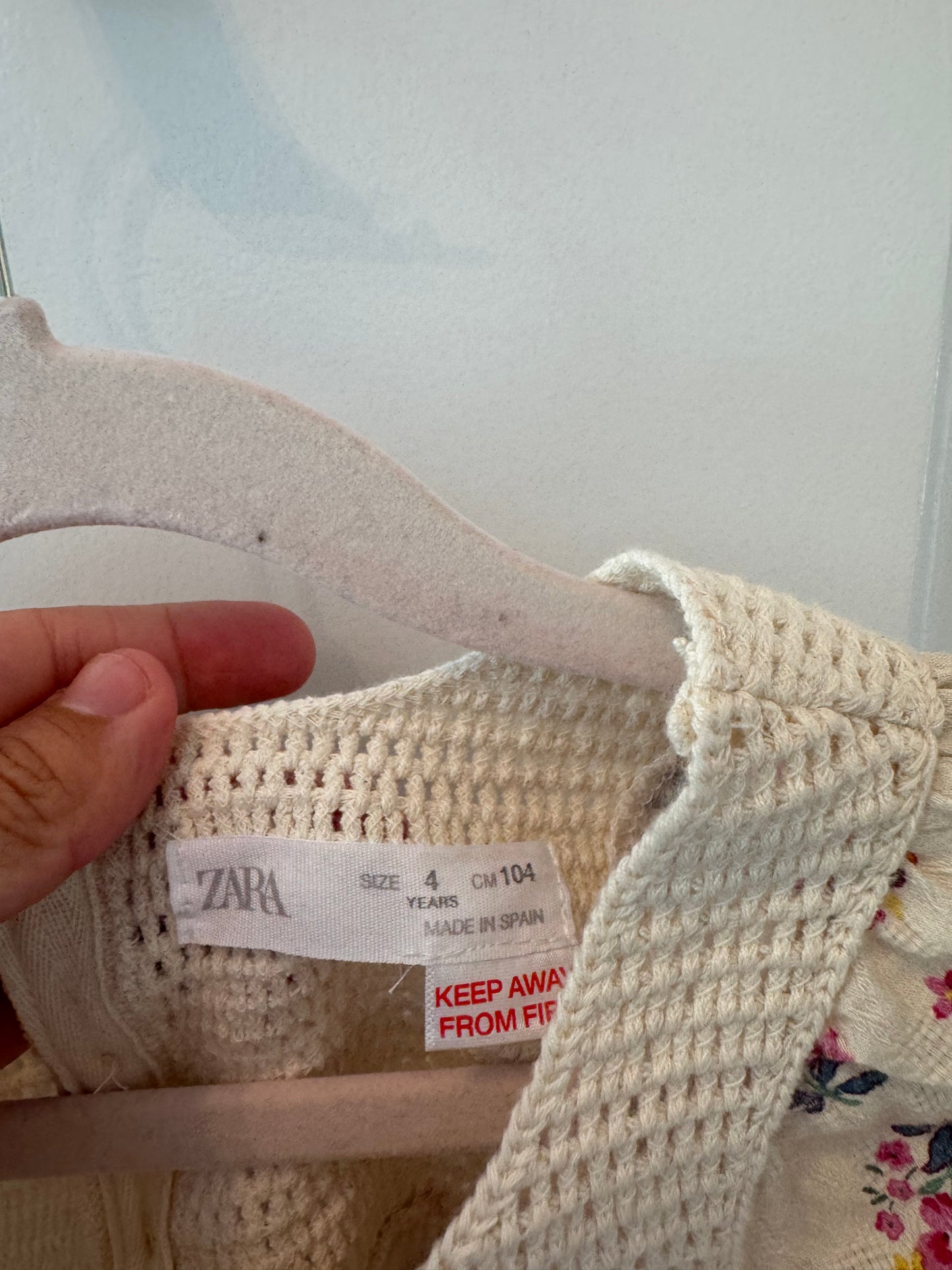 Zara Toddler Girl Dress Size 4 Years
