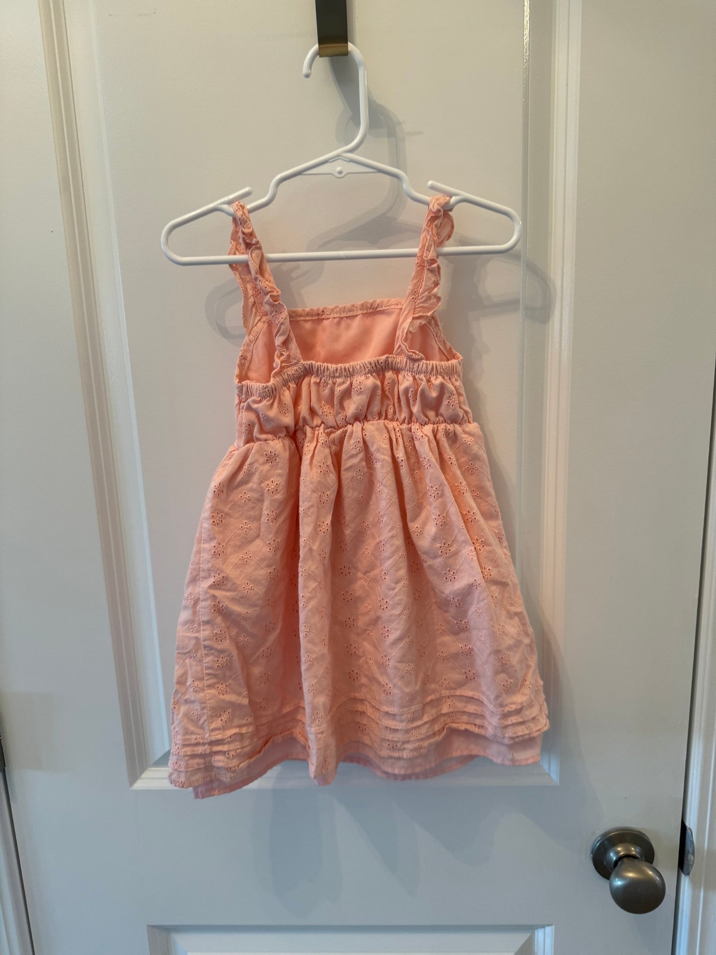 Eyelet Dress Toddler Girl Size 3T Pink