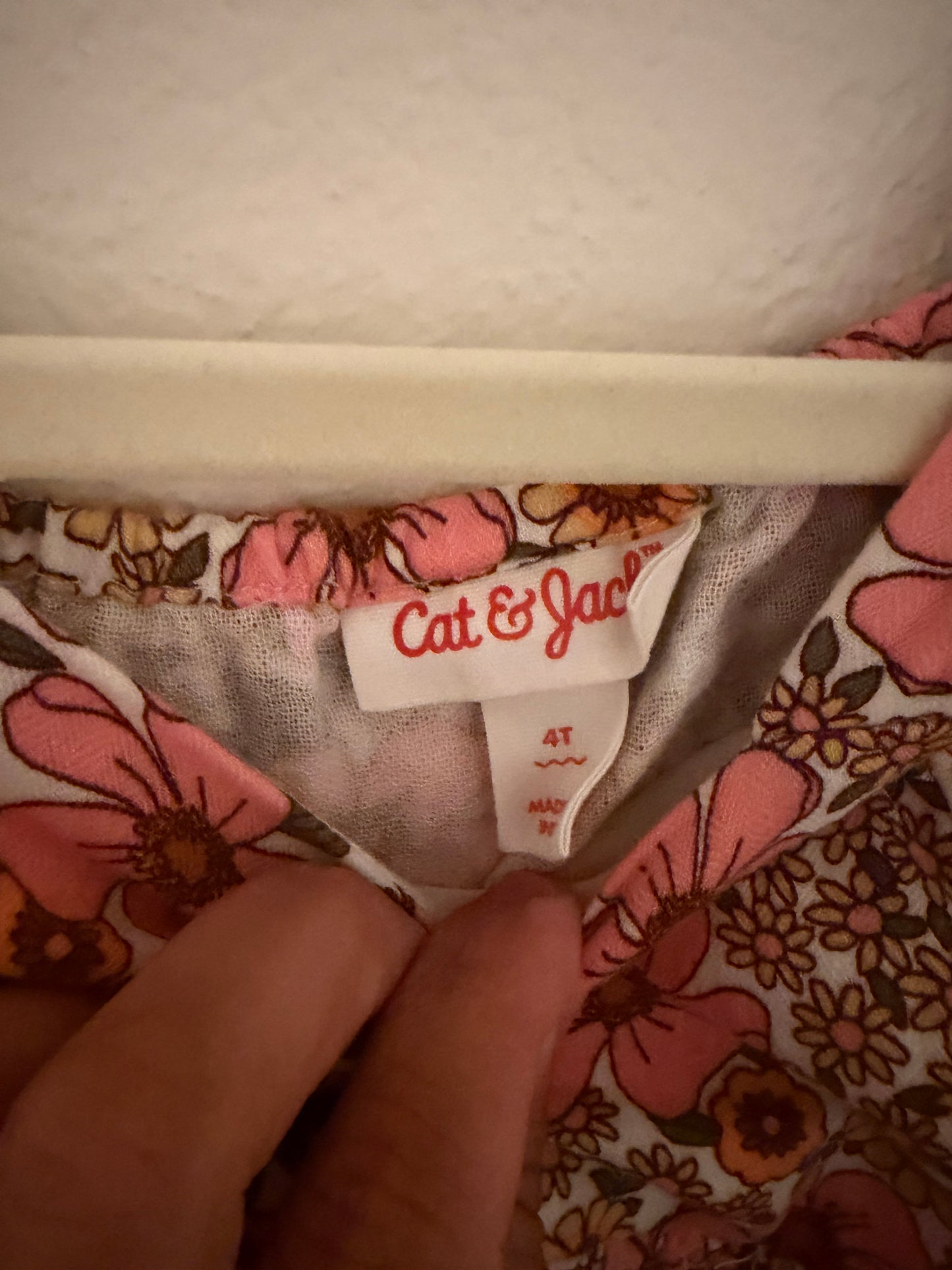 Cat & Jack Floral Dress Size 4T