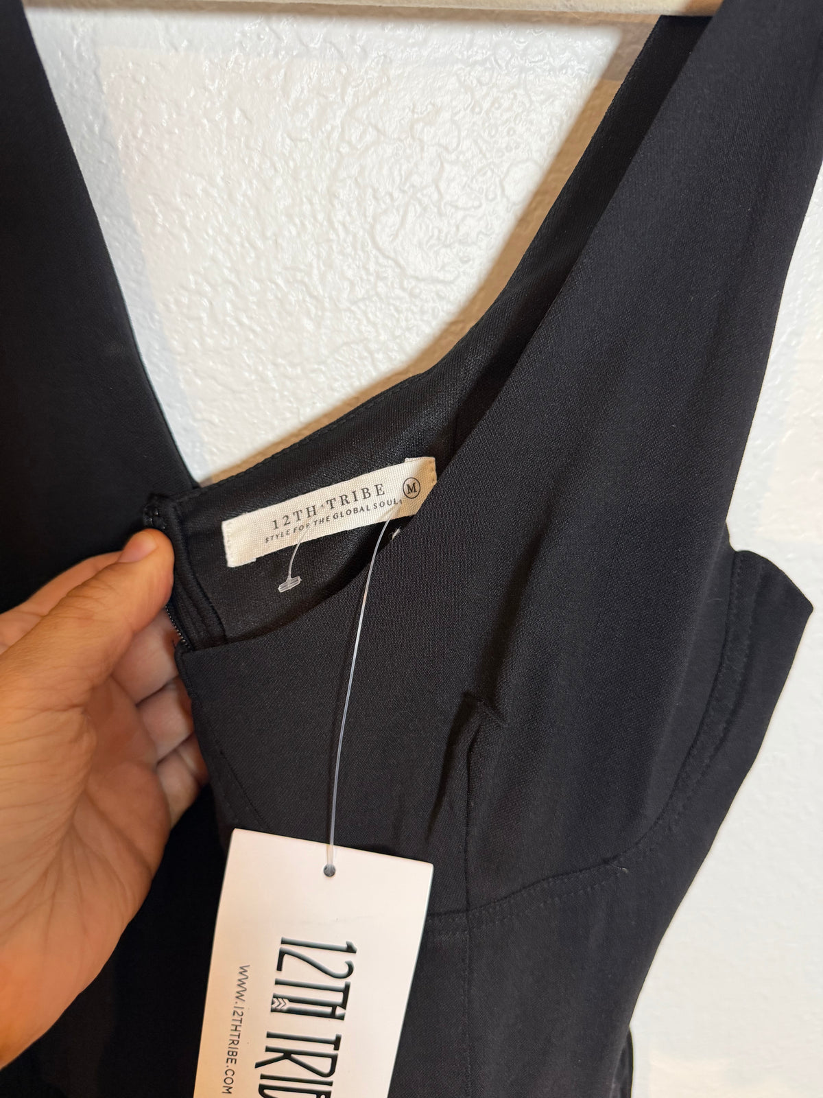 12th Tribe Black Dress Size Medium