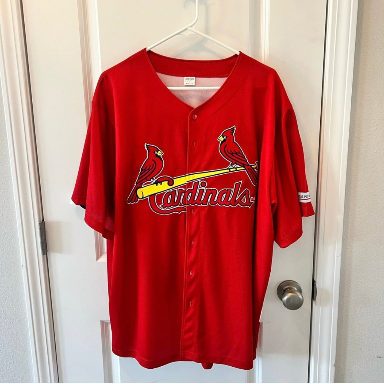 MLB Cardinals x STL City Jersey Men’s XL Red