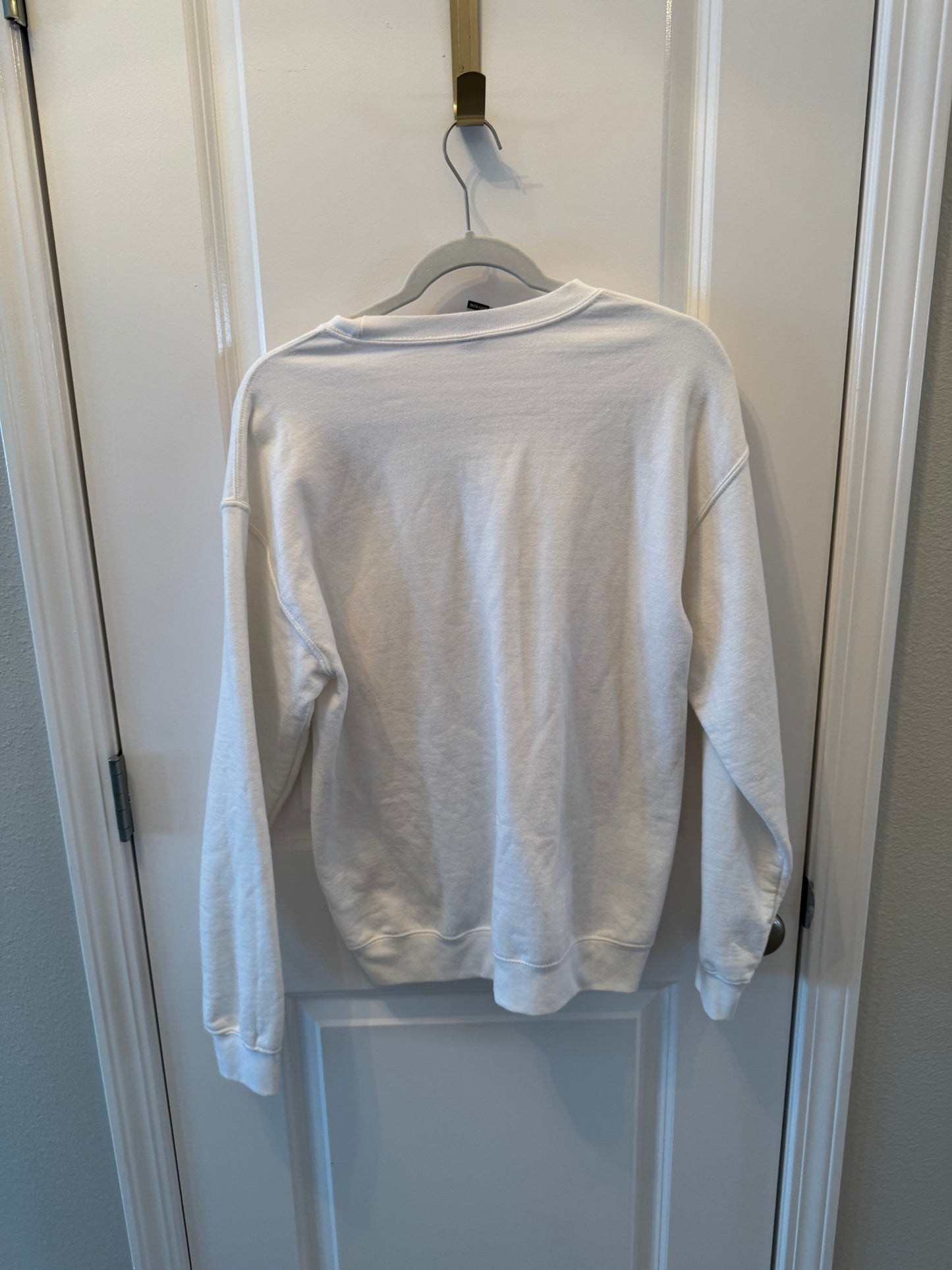 “Mrs” Crewneck Sweatshirt Women’s Size Medium White