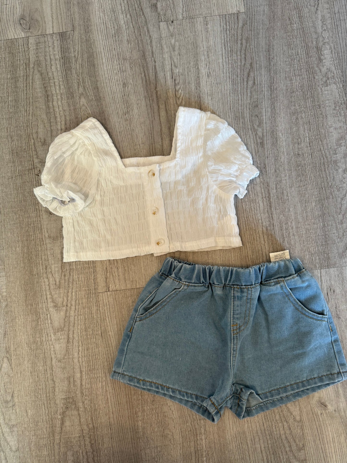 Bohemian Outfit Bundle Girl Size 4 Years White
