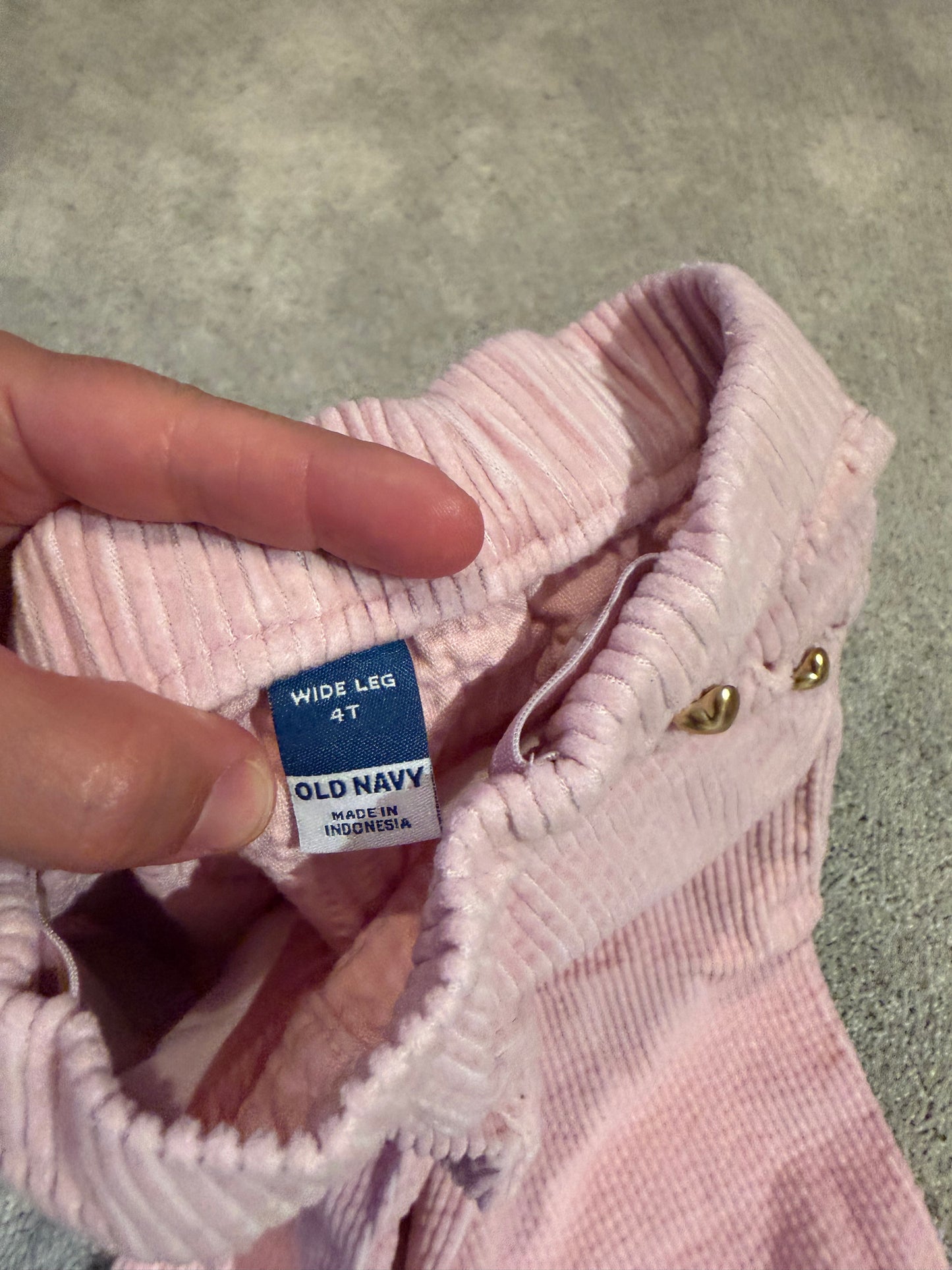 Old navy pink flare jeans size 4