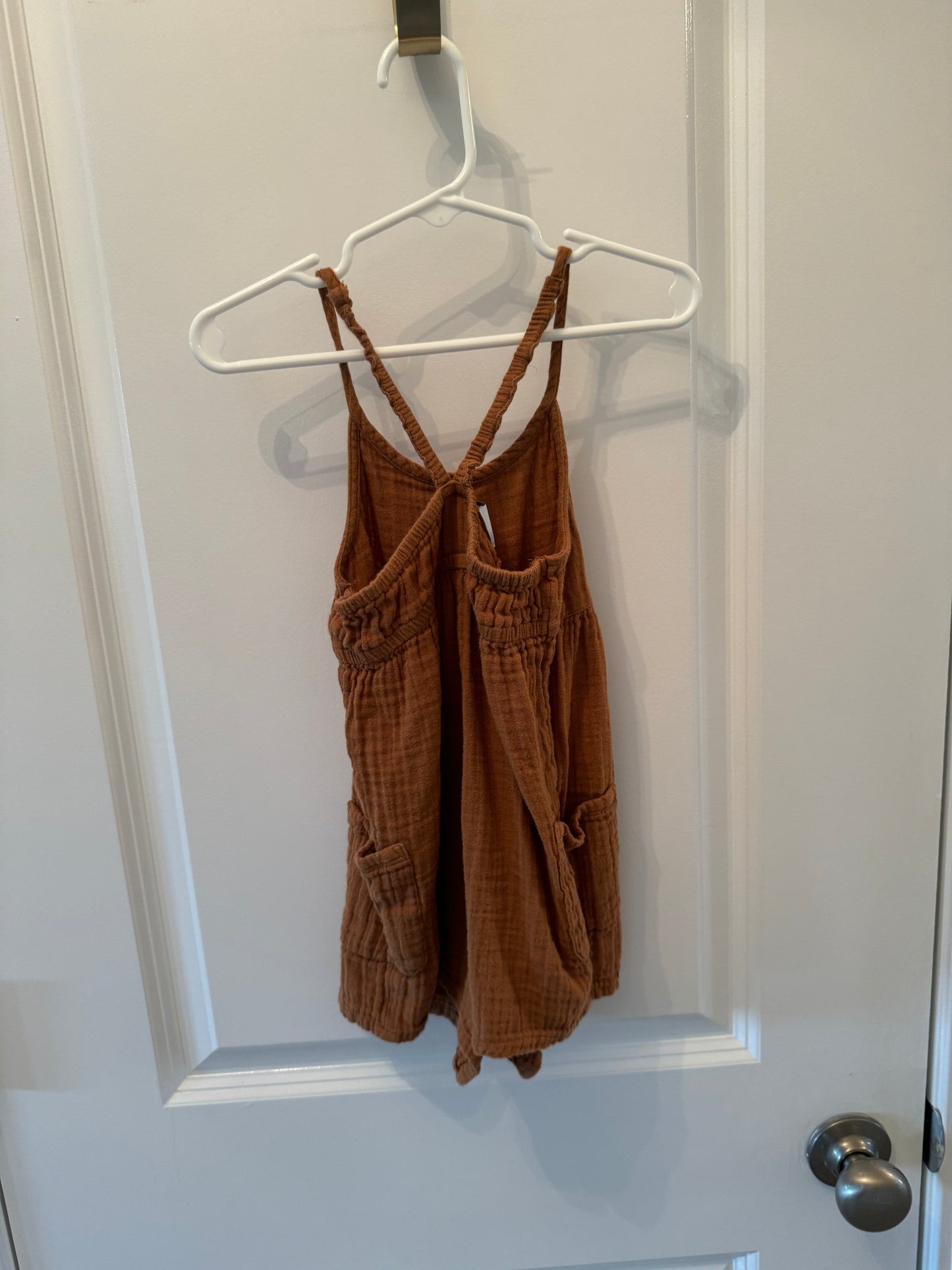 Old Navy Knit Romper Toddler Girl Size 4T Brown
