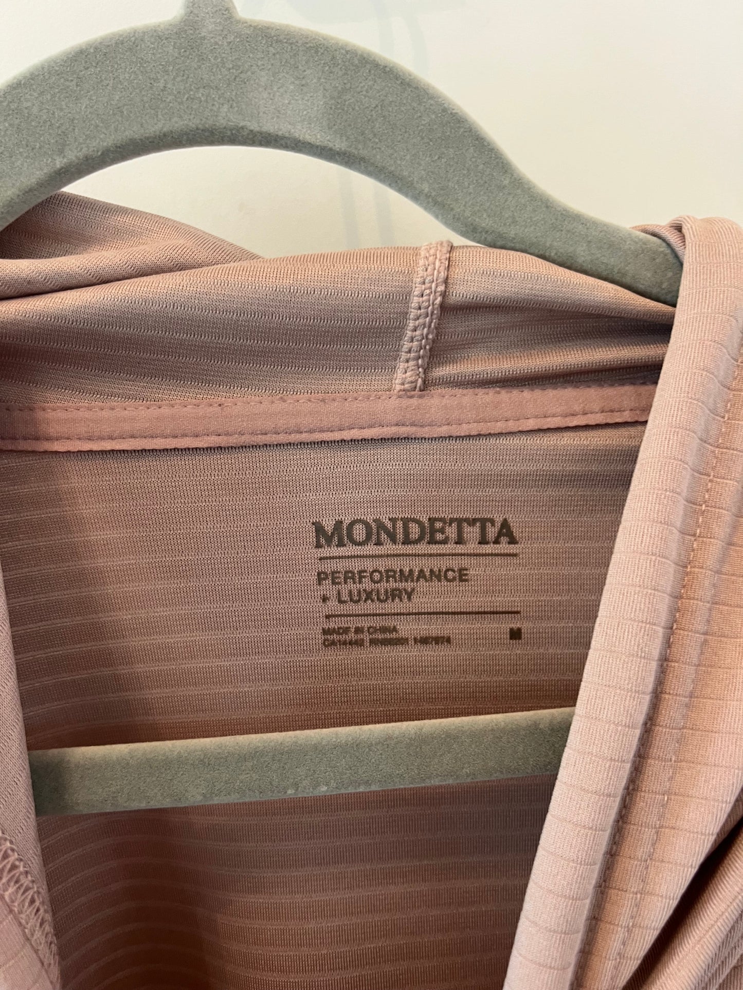 Mondetta Lightweight Active Hoodie Women’s Size Medium Mauve