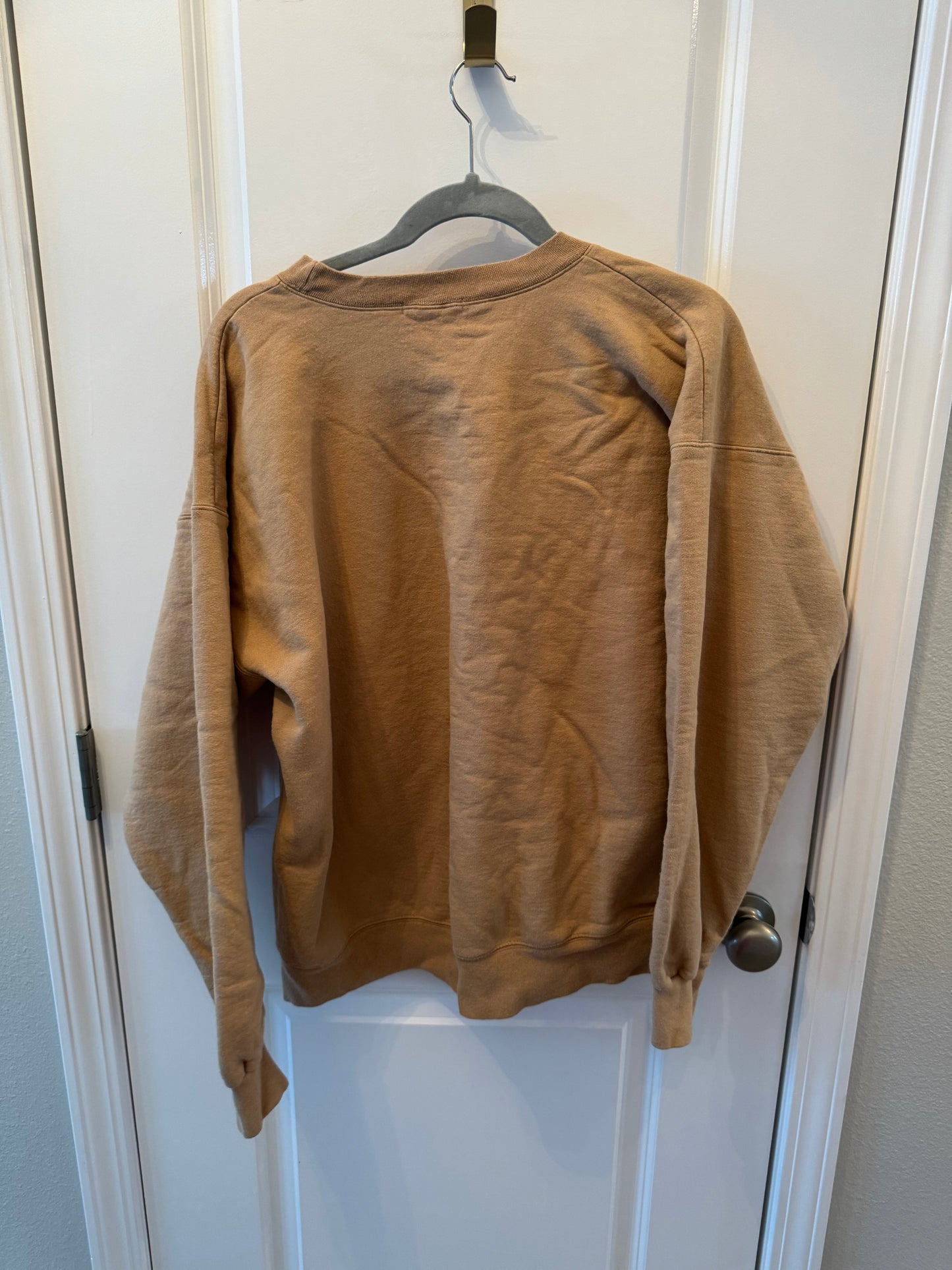 The Bar Tan Sweatshirt Size Large