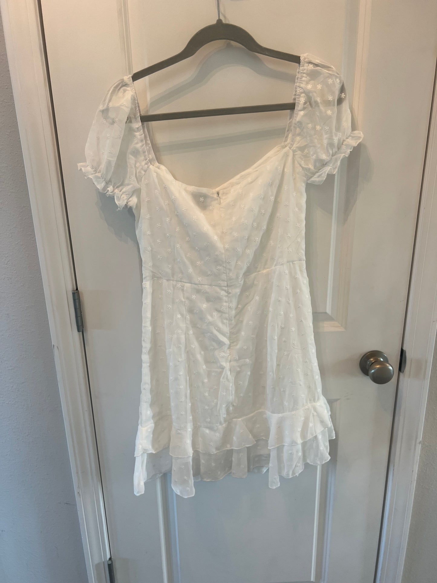 Princess Polly Mikail Mini Dress Women’s Size 8 White NWT