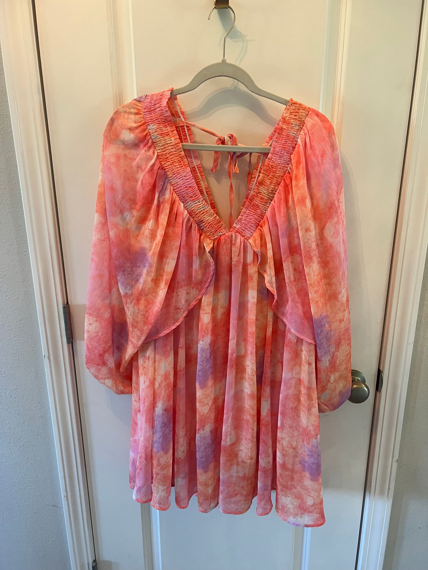 Strut & Bolt Floral Flowy Dress Women’s Size Small 4-6 Pink