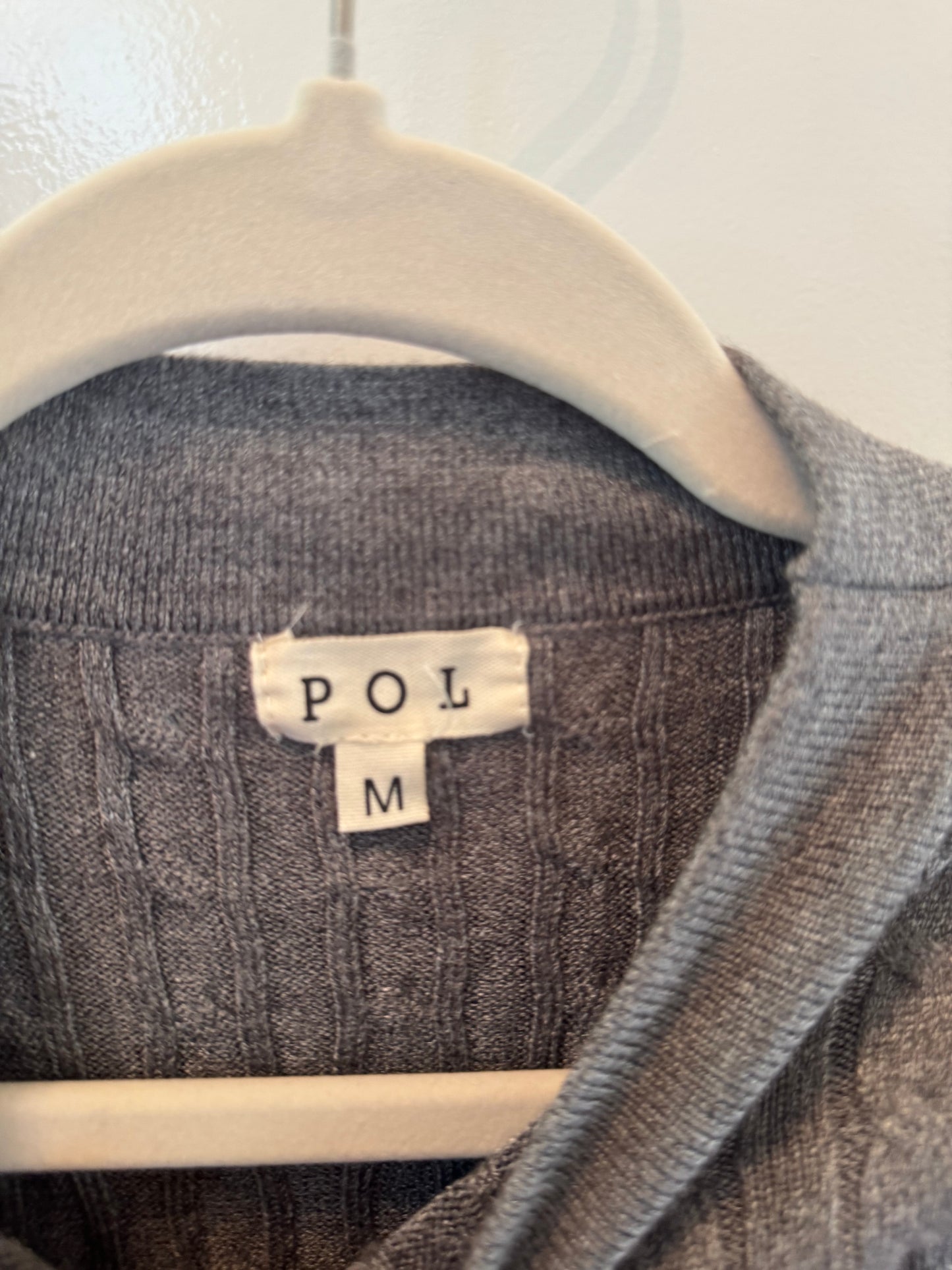 POL Cable Knit Bodysuit Women’s Medium