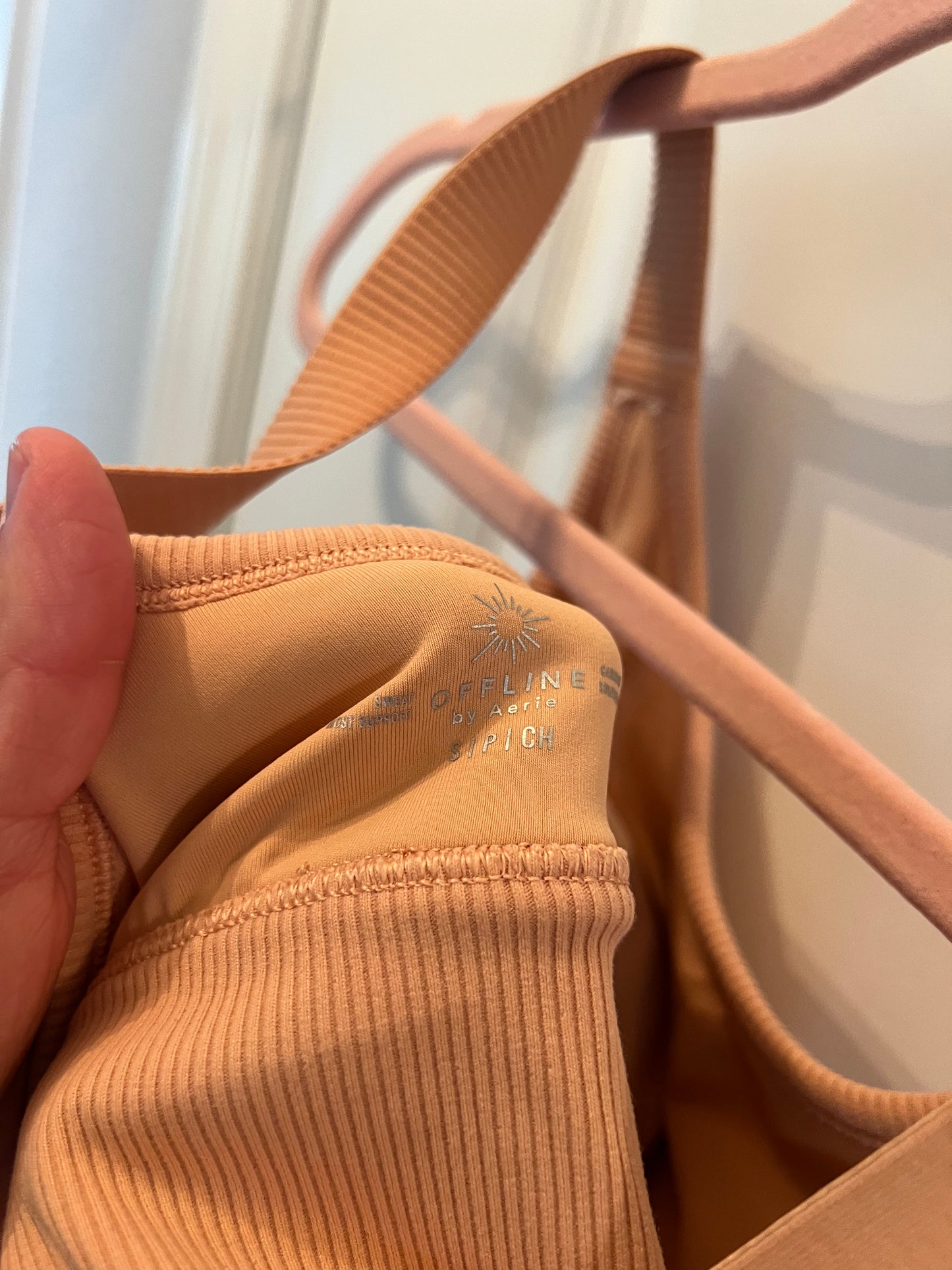 Aerie Offline Sports Bra Women’s Small Tan